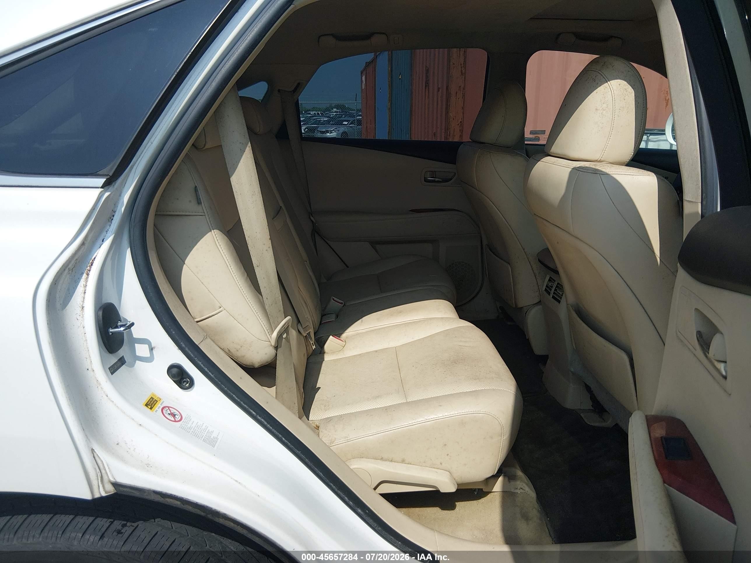 2010 Lexus Rx 350   Белый vin: JTJBK1BA3A2402824