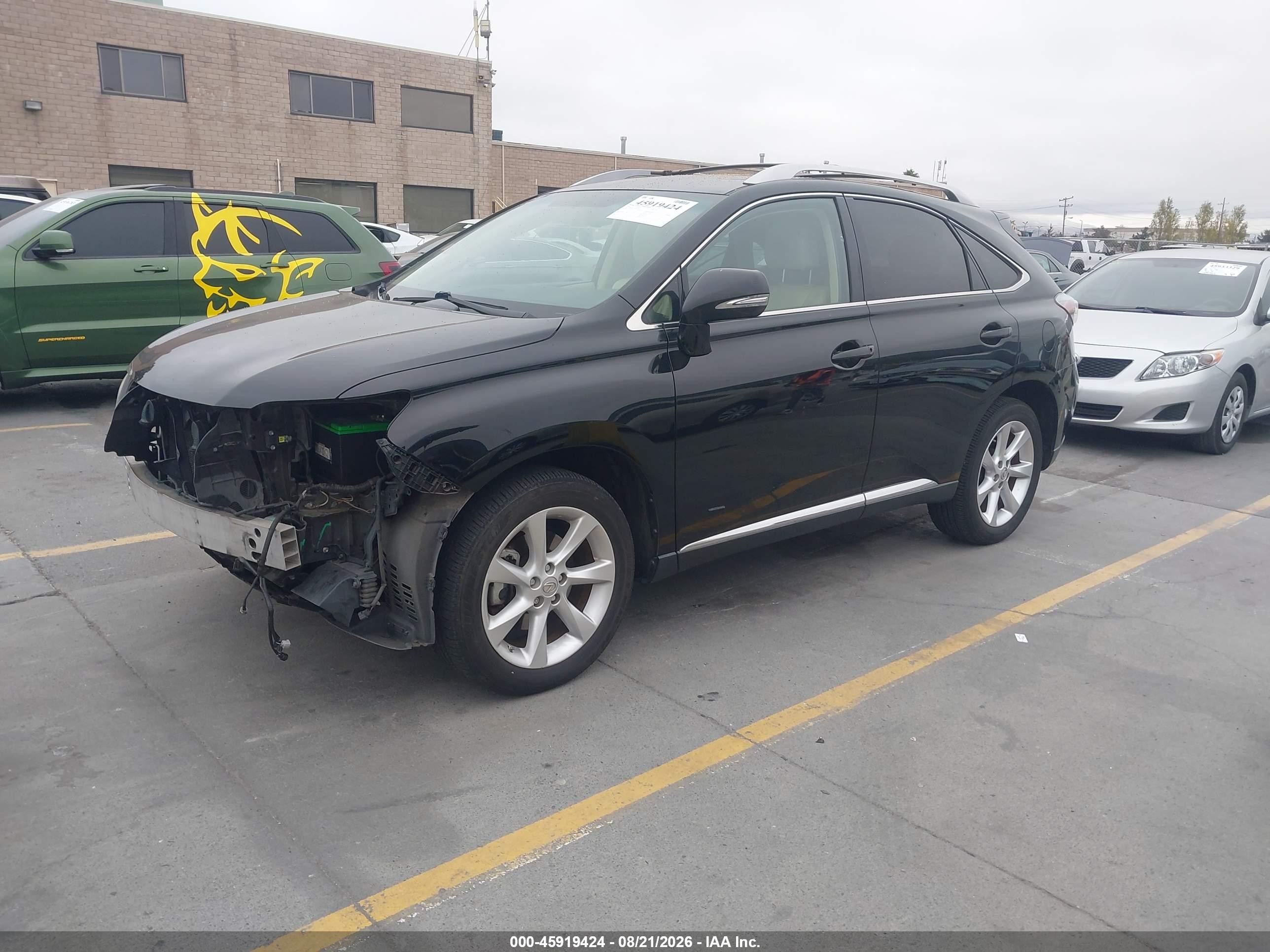 2012 Lexus Rx 350   Черный vin: JTJBK1BA3C2445370