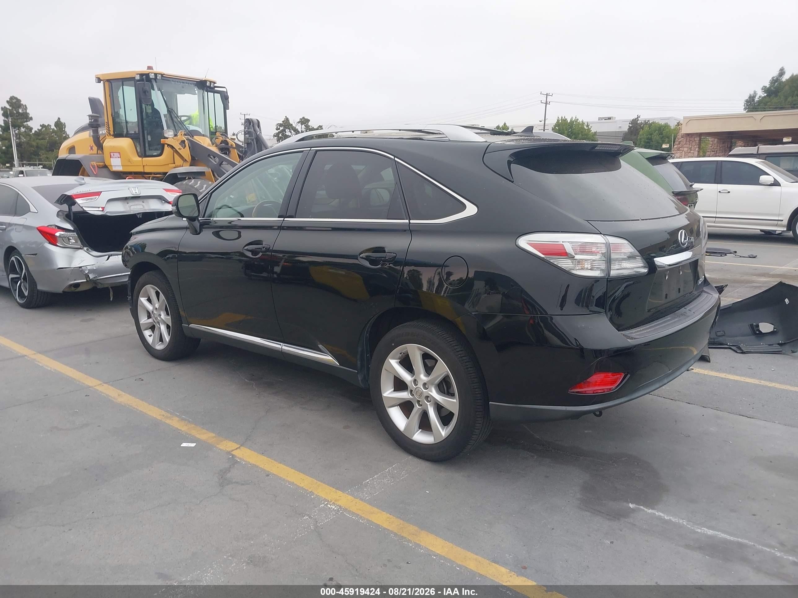 2012 Lexus Rx 350   Черный vin: JTJBK1BA3C2445370