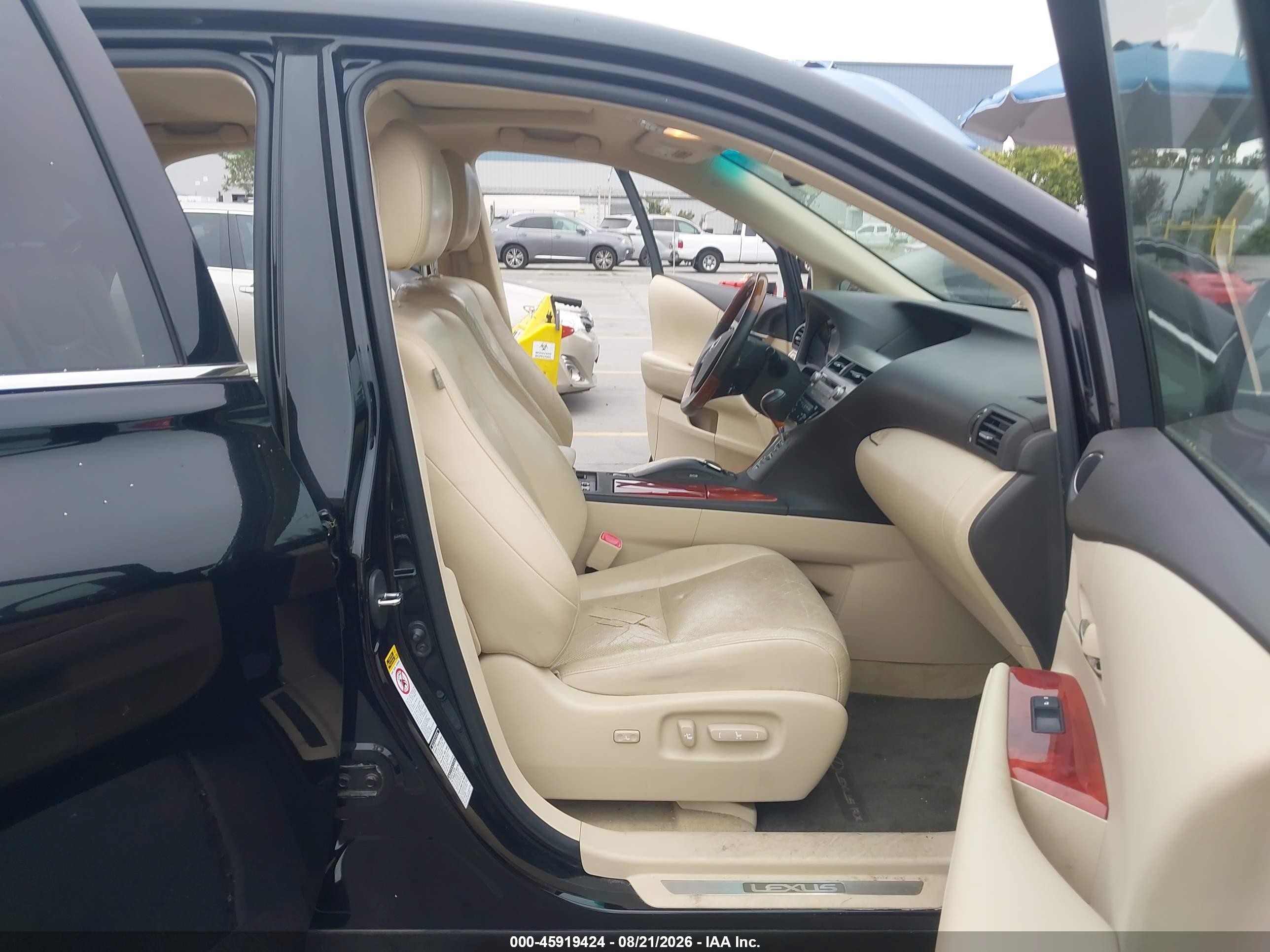 2012 Lexus Rx 350   Черный vin: JTJBK1BA3C2445370