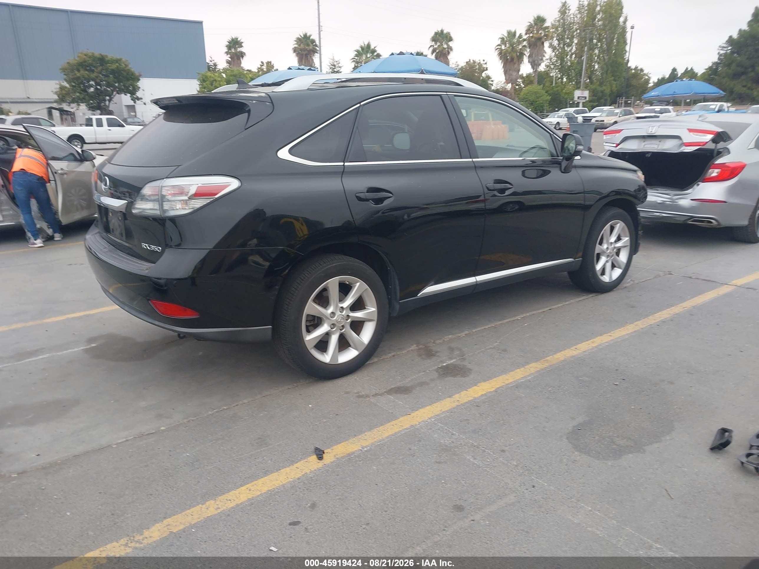 2012 Lexus Rx 350   Черный vin: JTJBK1BA3C2445370
