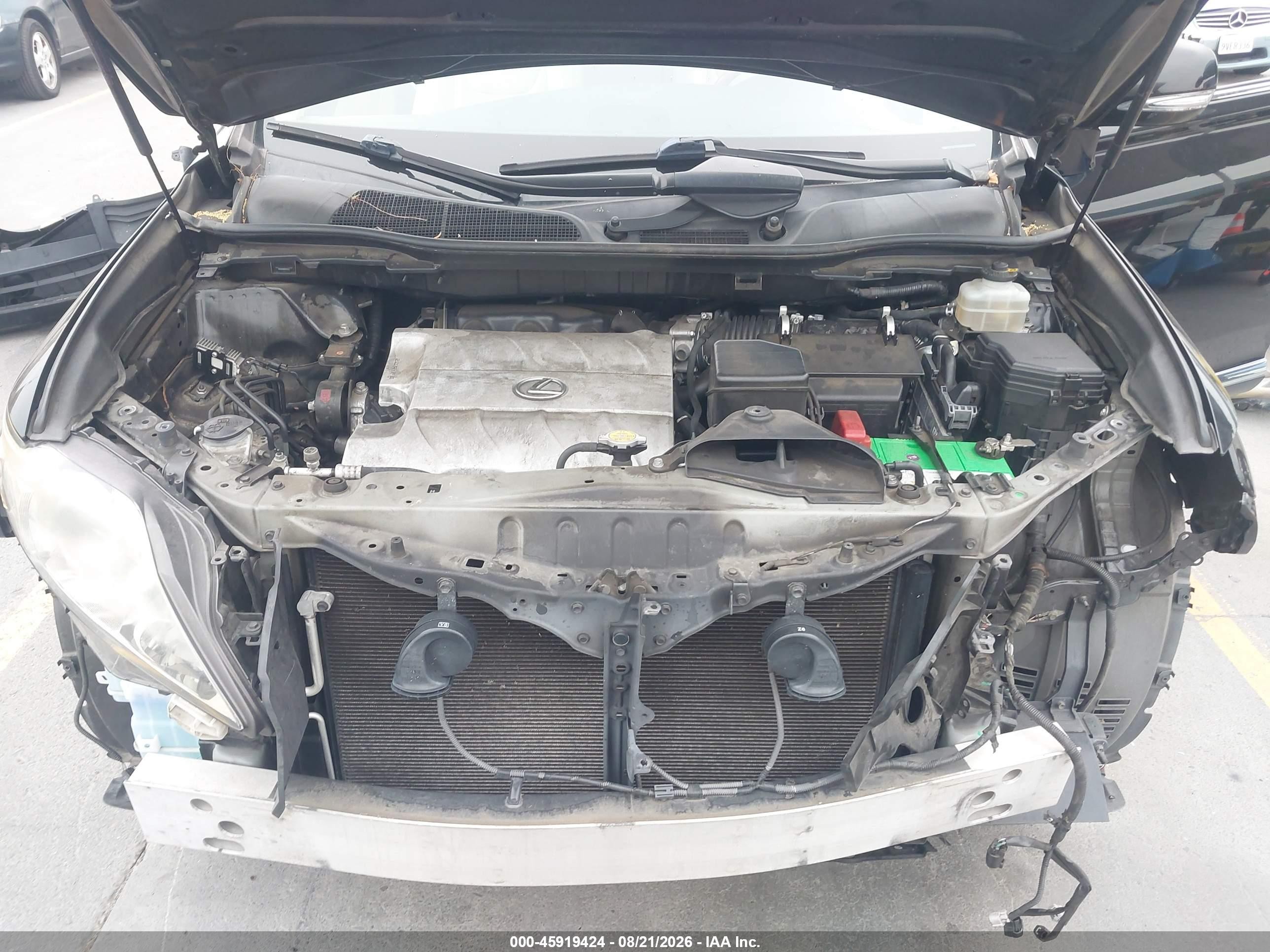 2012 Lexus Rx 350   Черный vin: JTJBK1BA3C2445370