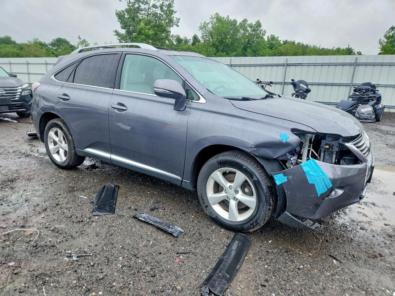 2013 Lexus Rx 350 Base Gray vin: JTJBK1BA3D2458217