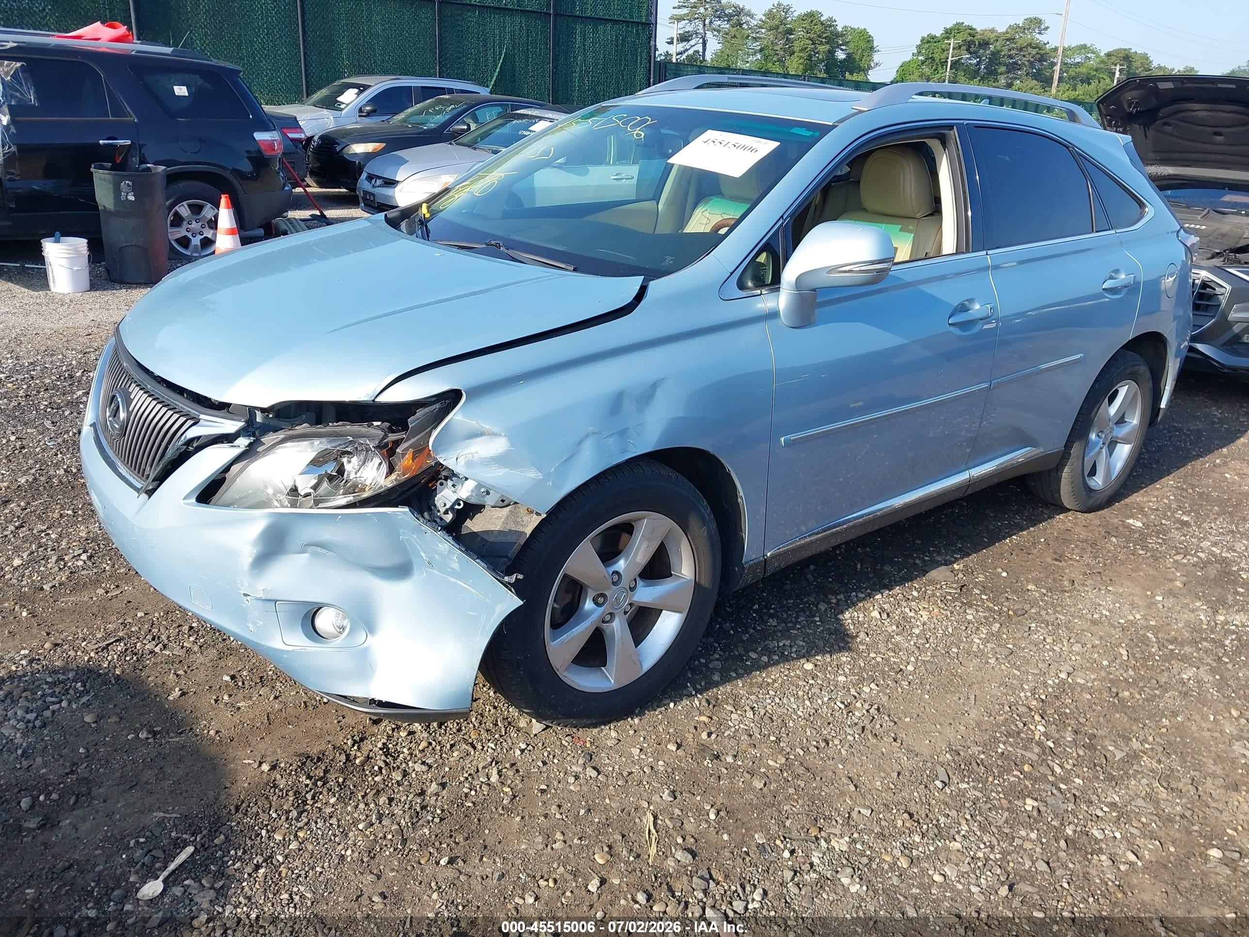 2010 Lexus Rx 350   Blue vin: JTJBK1BA4A2402217