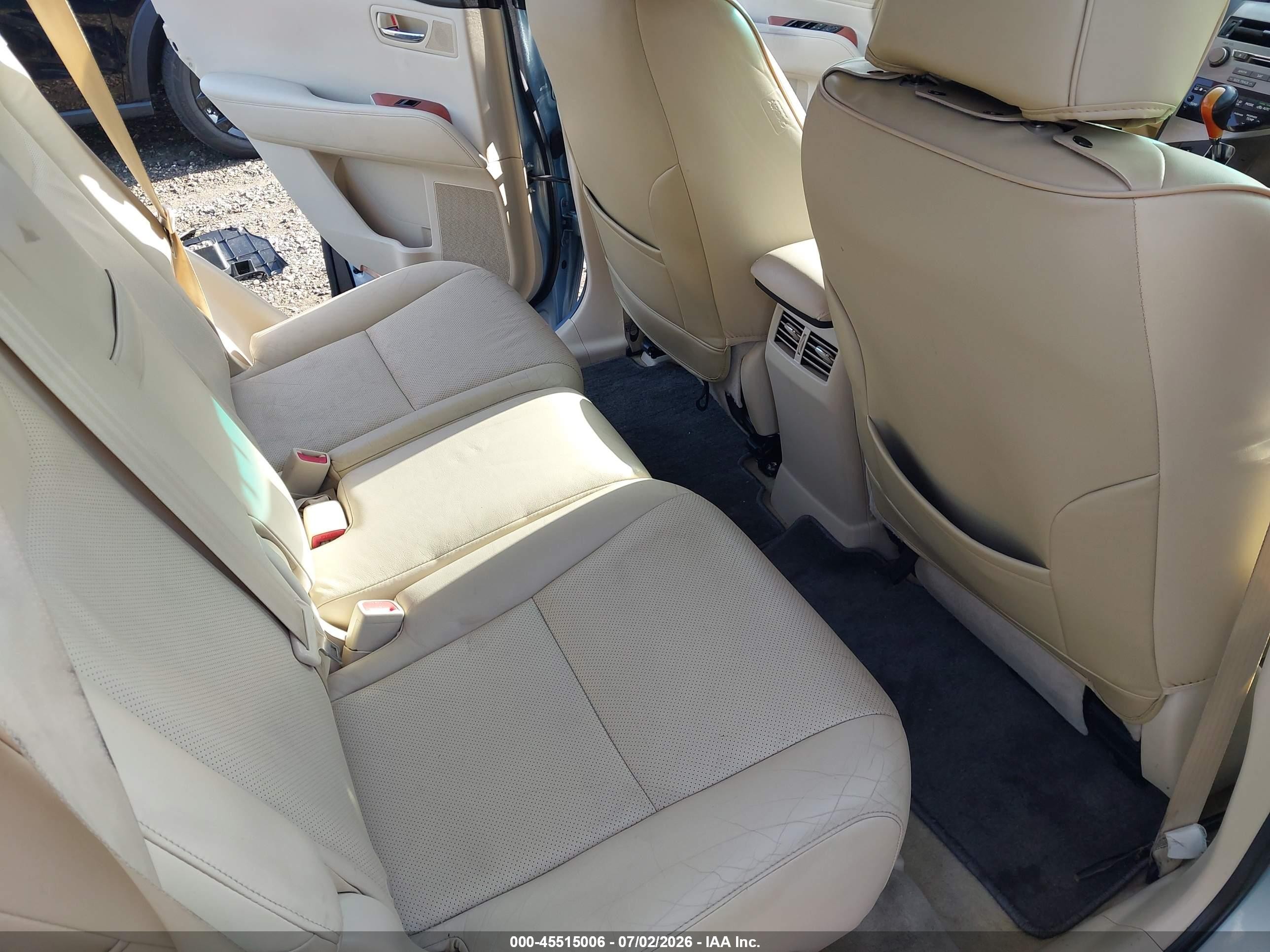 2010 Lexus Rx 350   Blue vin: JTJBK1BA4A2402217
