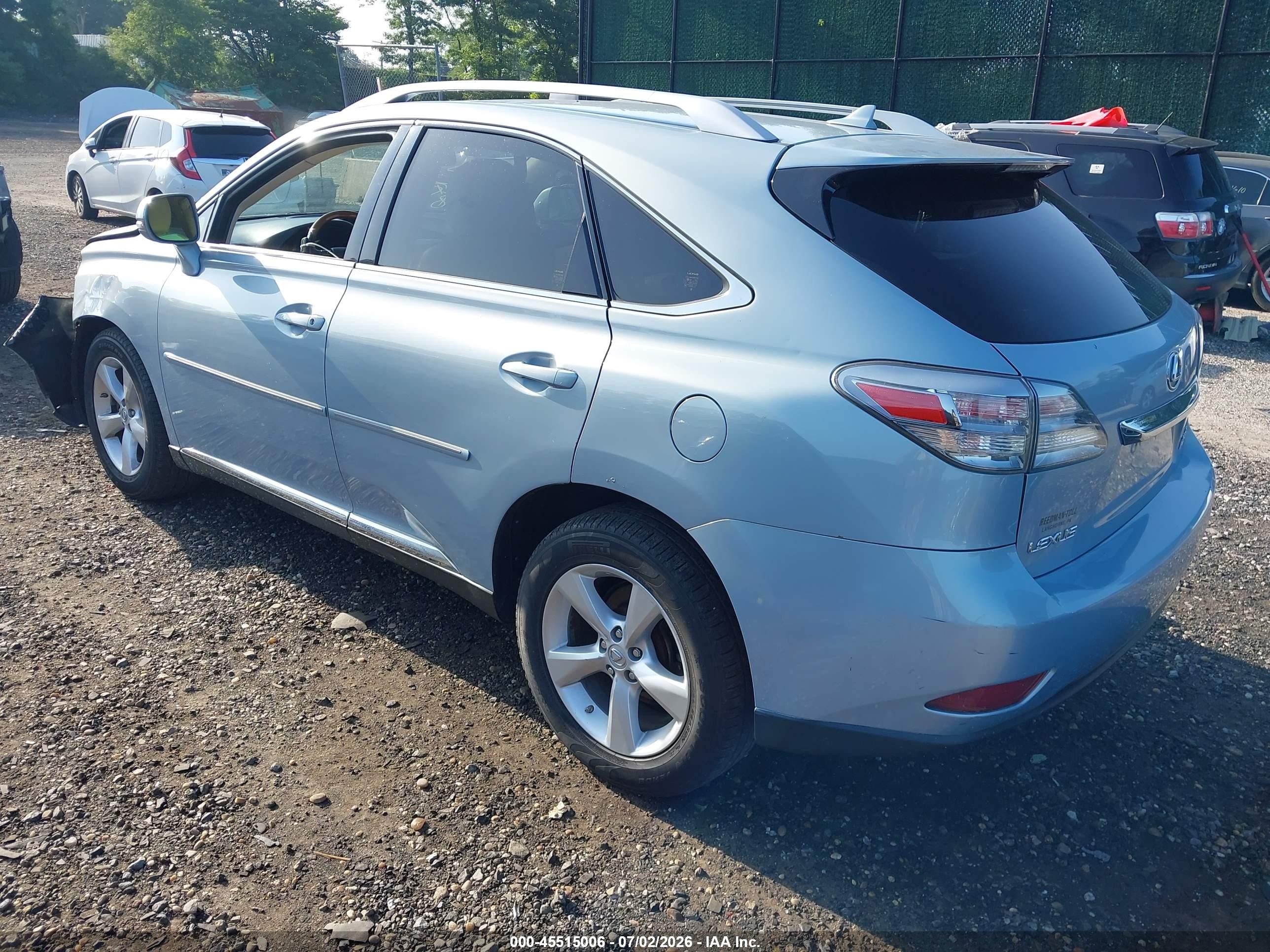 2010 Lexus Rx 350   Blue vin: JTJBK1BA4A2402217