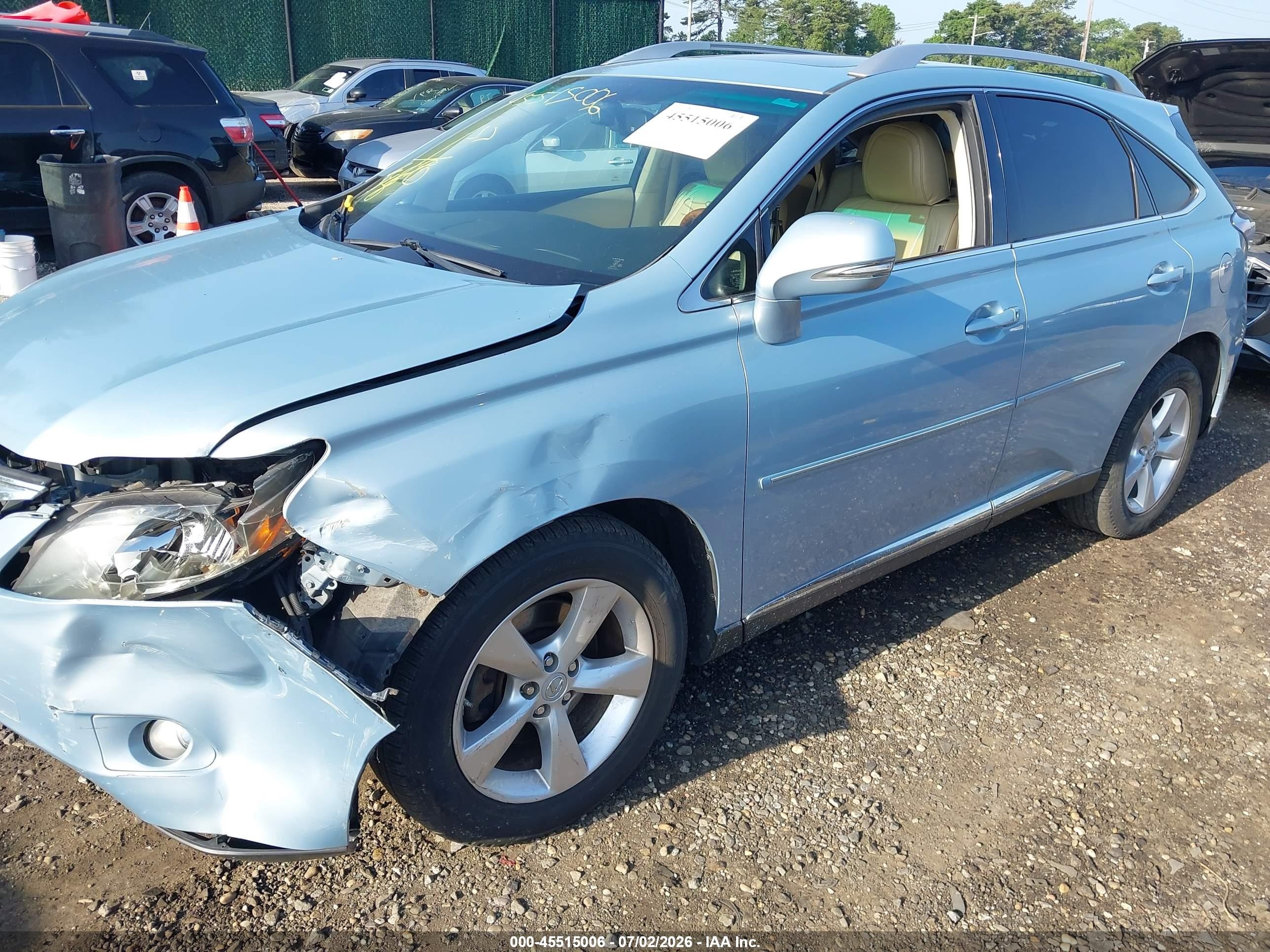 2010 Lexus Rx 350   Blue vin: JTJBK1BA4A2402217