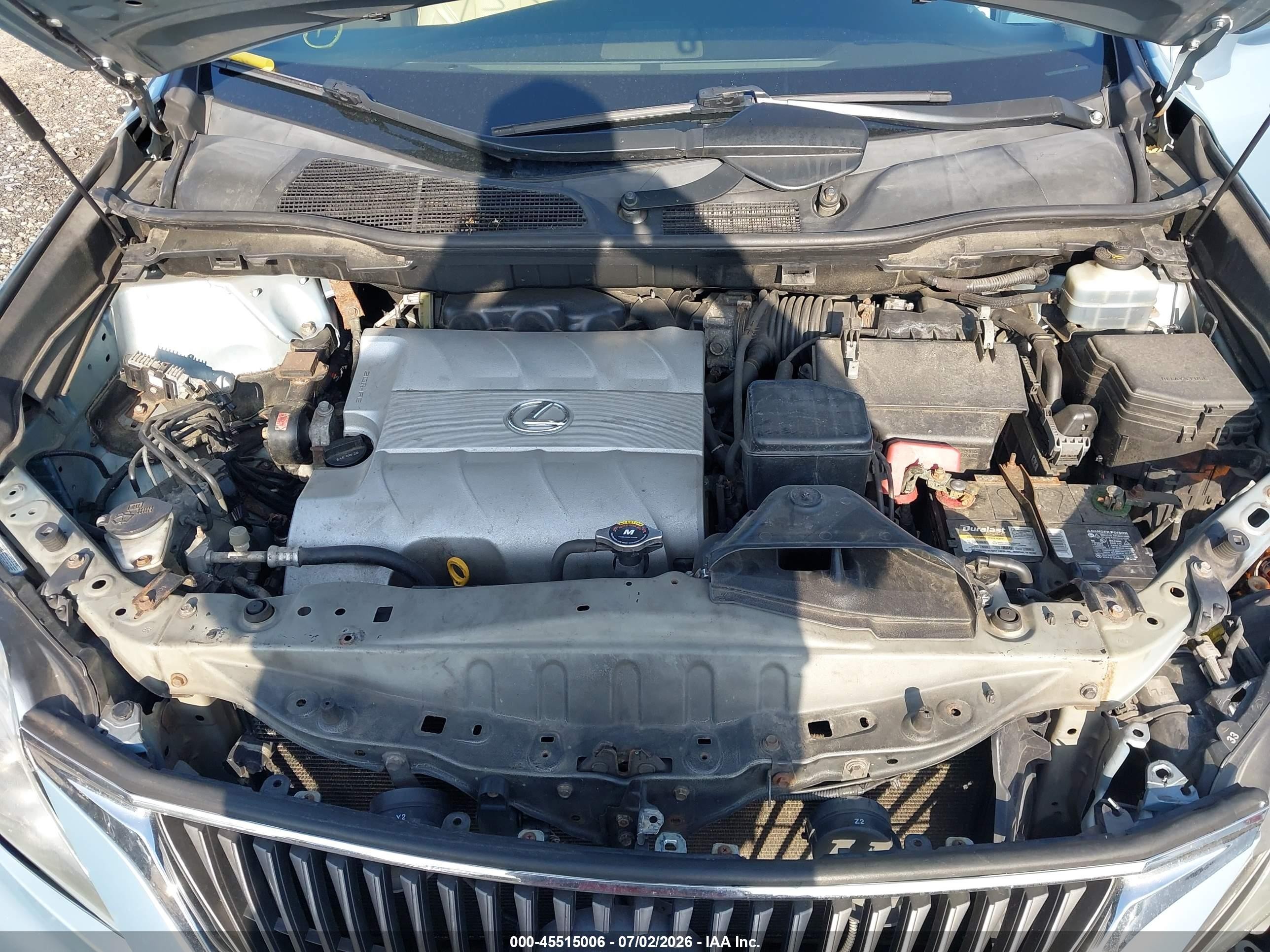 2010 Lexus Rx 350   Blue vin: JTJBK1BA4A2402217
