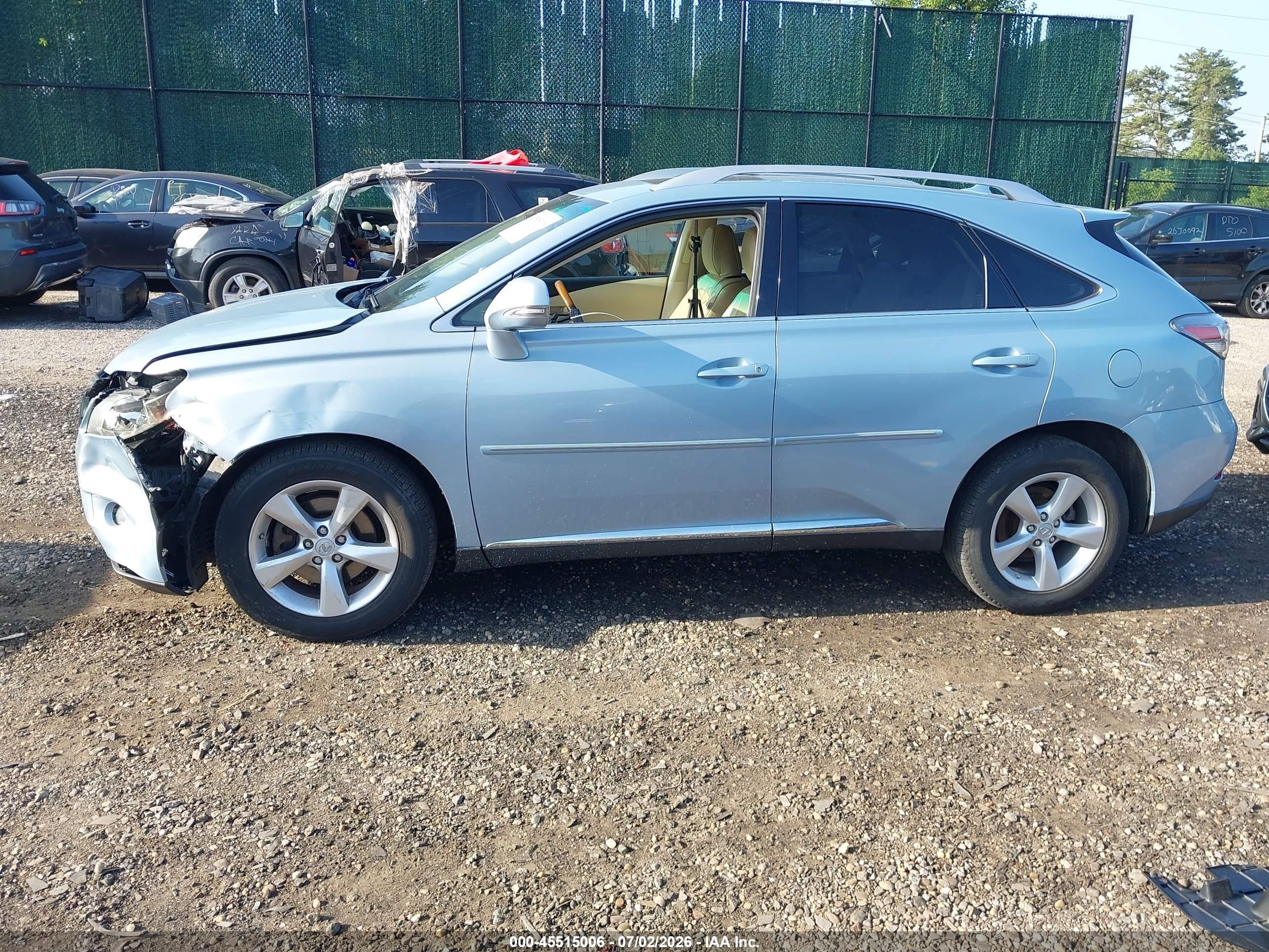 2010 Lexus Rx 350   Blue vin: JTJBK1BA4A2402217