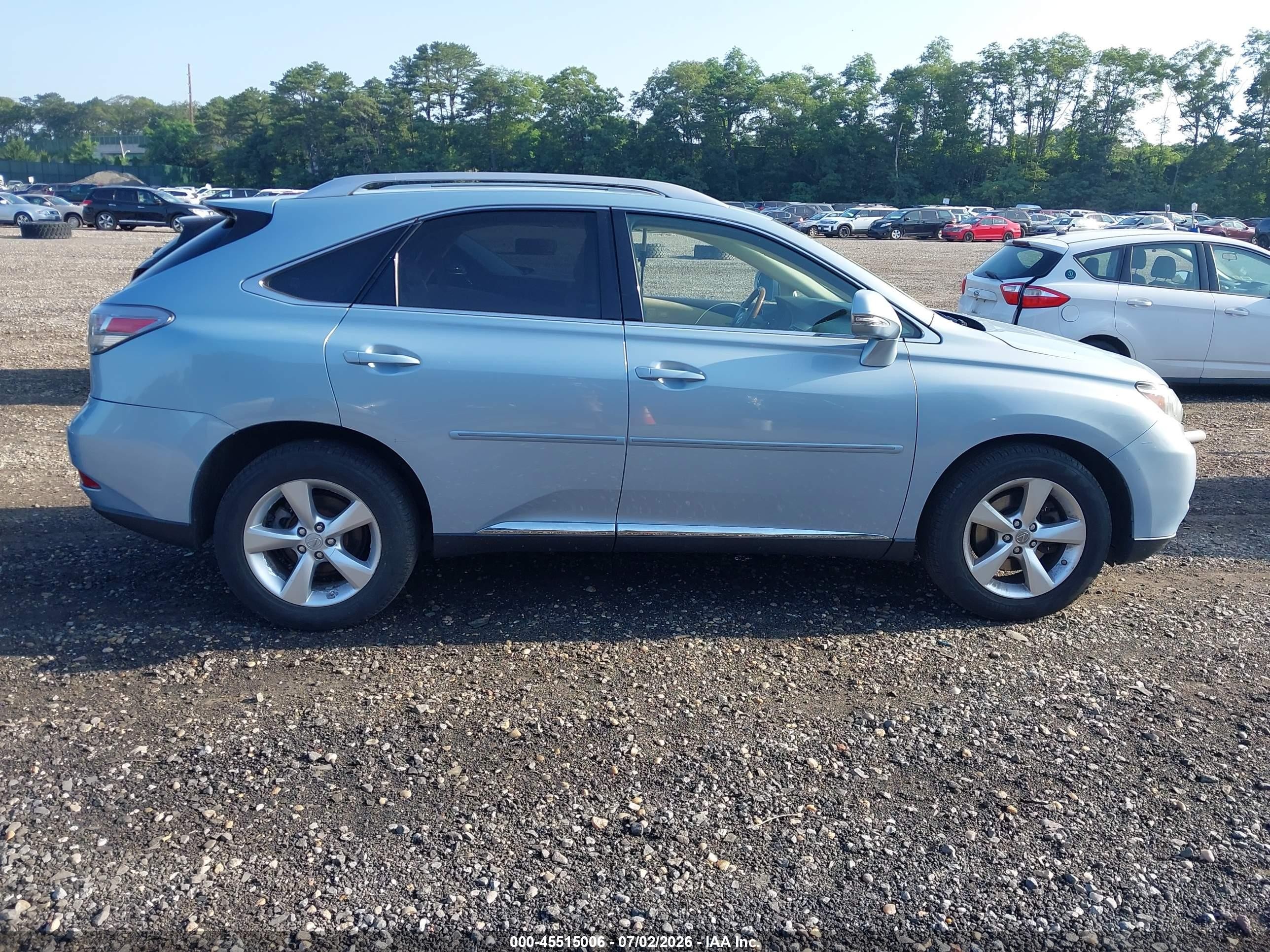 2010 Lexus Rx 350   Blue vin: JTJBK1BA4A2402217