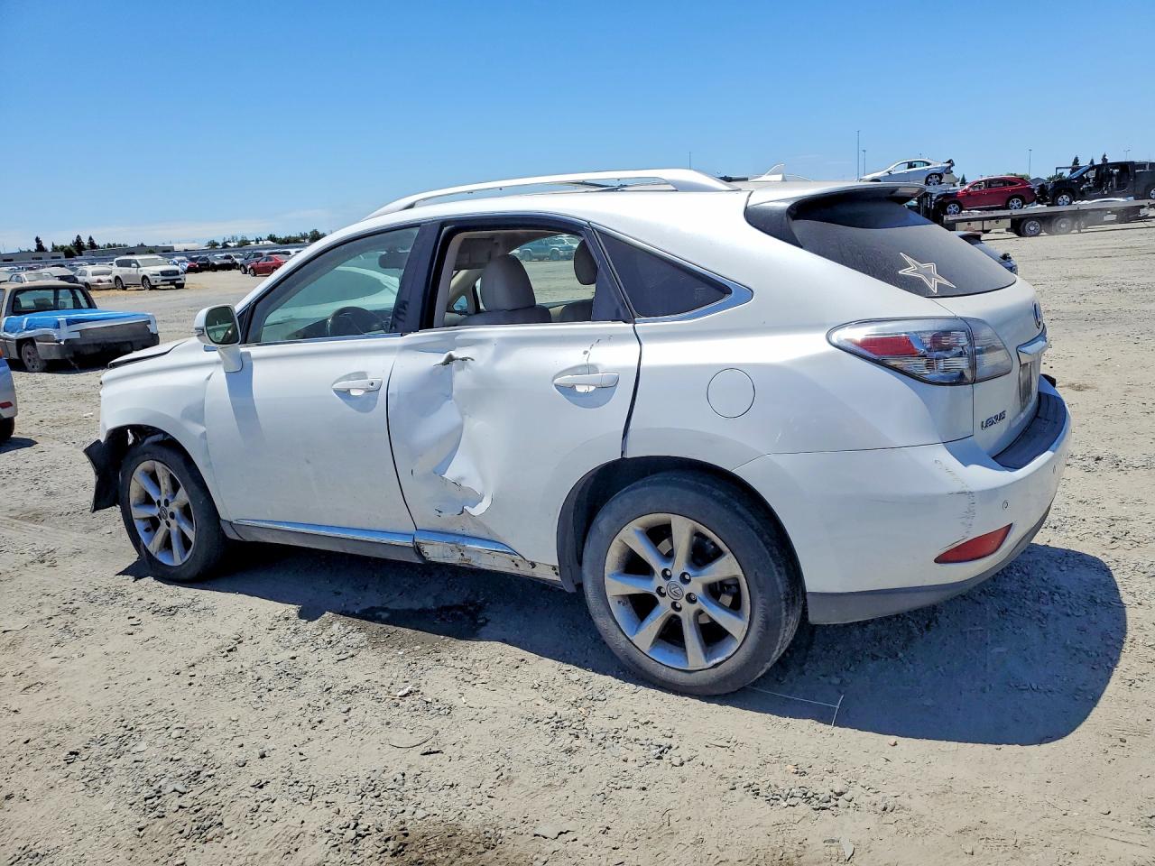 2010 Lexus Rx 350 White vin: JTJBK1BA4A2417994