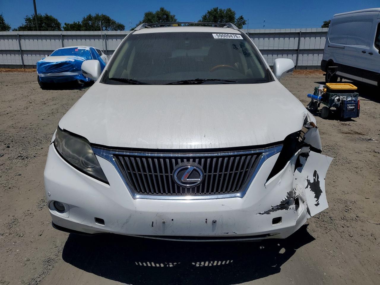 2010 Lexus Rx 350 White vin: JTJBK1BA4A2417994