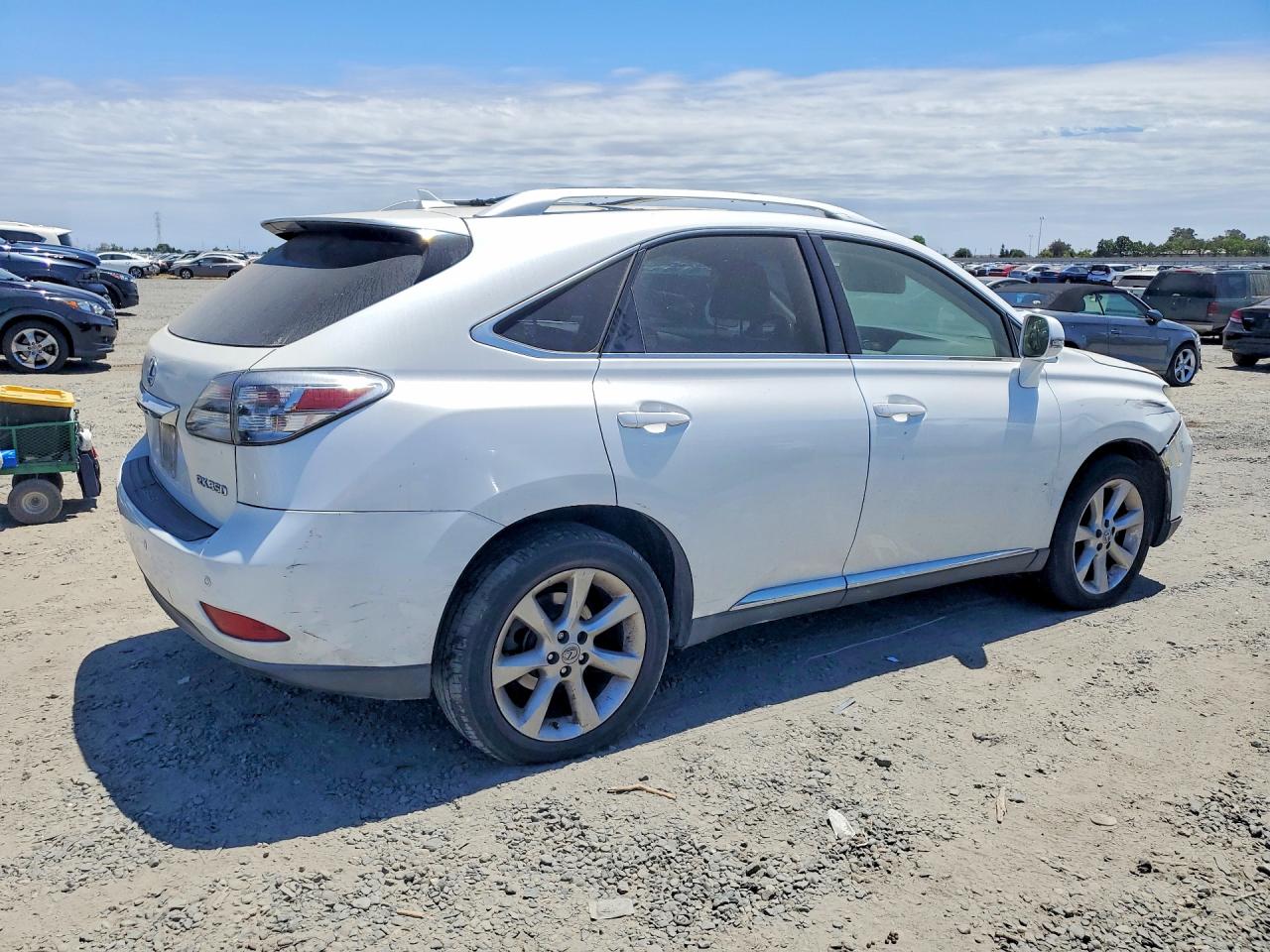 2010 Lexus Rx 350 White vin: JTJBK1BA4A2417994