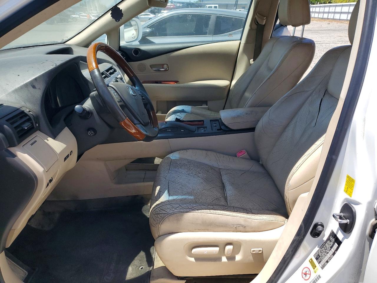 2010 Lexus Rx 350 White vin: JTJBK1BA4A2417994