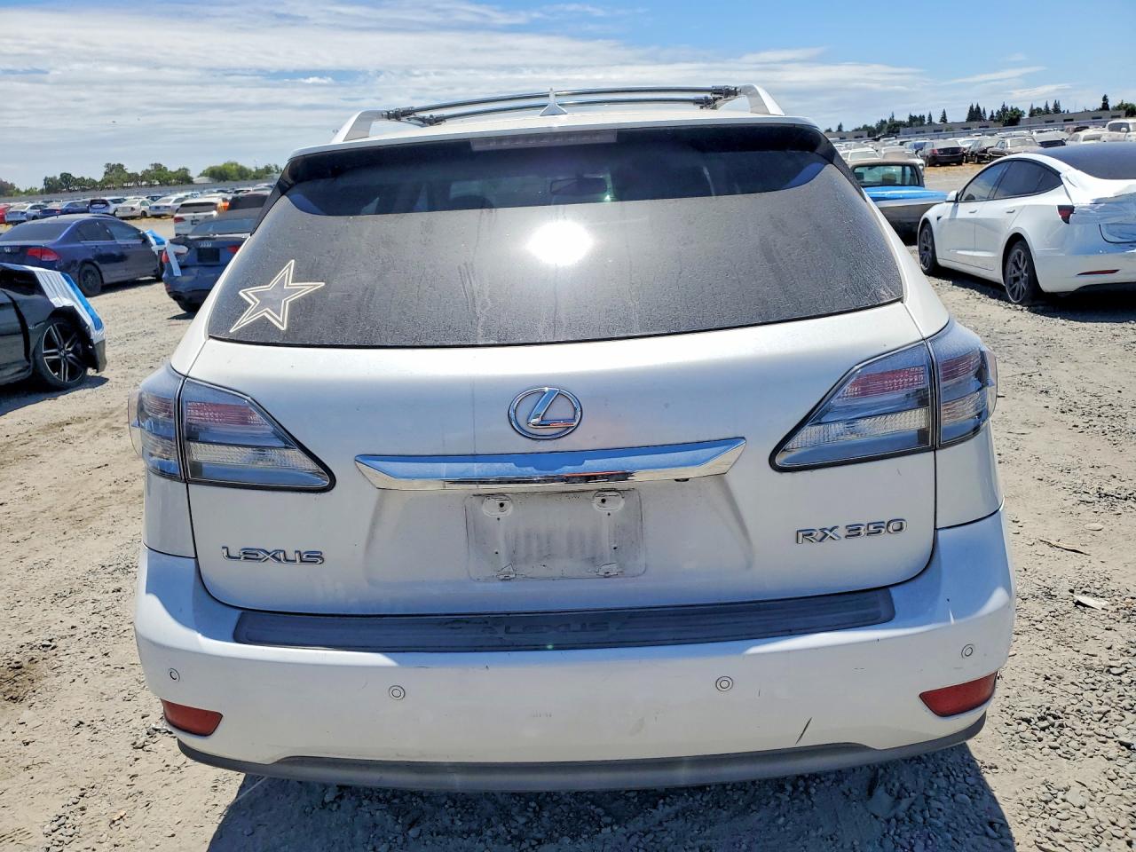 2010 Lexus Rx 350 White vin: JTJBK1BA4A2417994