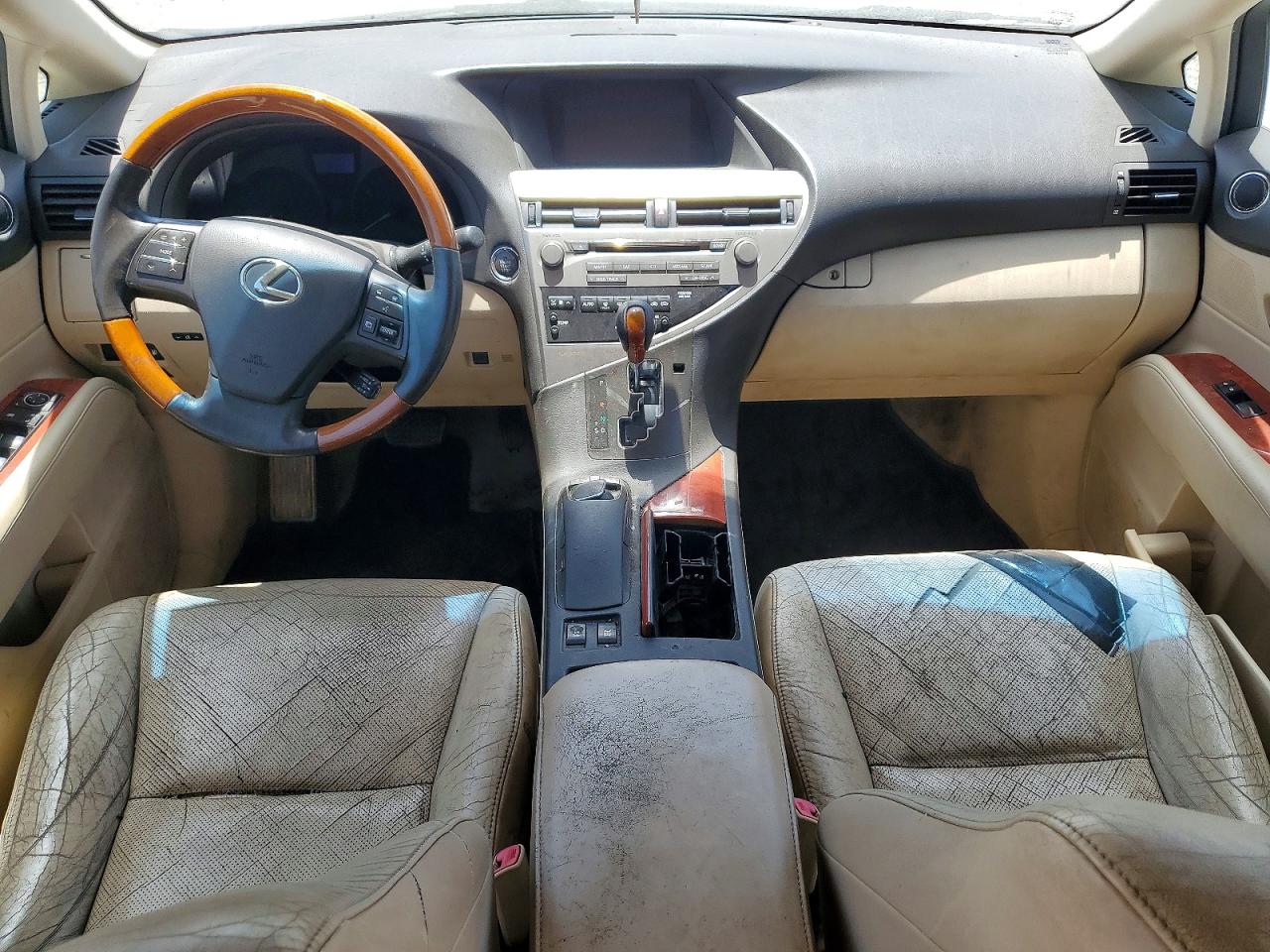 2010 Lexus Rx 350 White vin: JTJBK1BA4A2417994