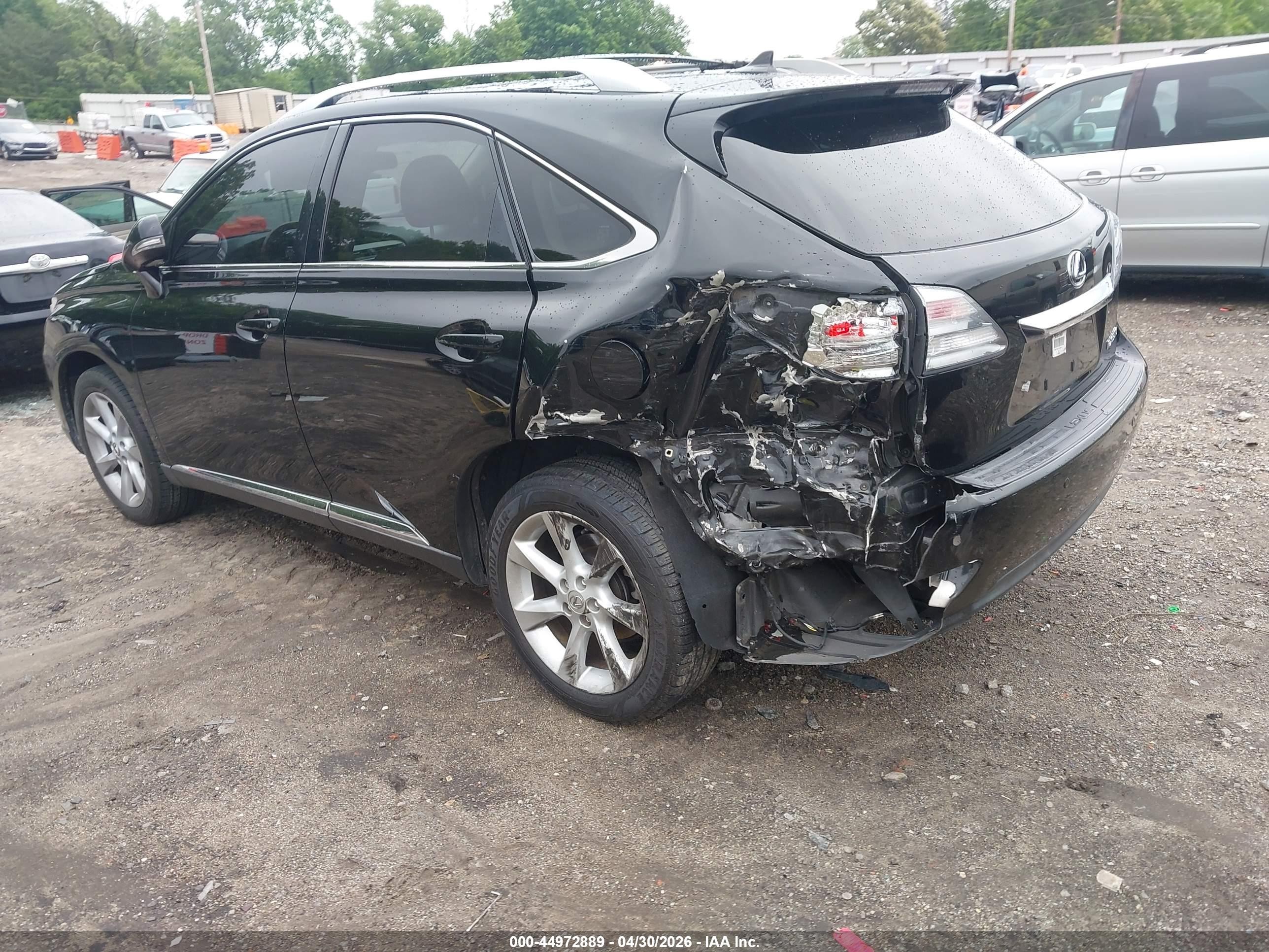 2012 Lexus Rx 350 Black vin: JTJBK1BA4C2446415