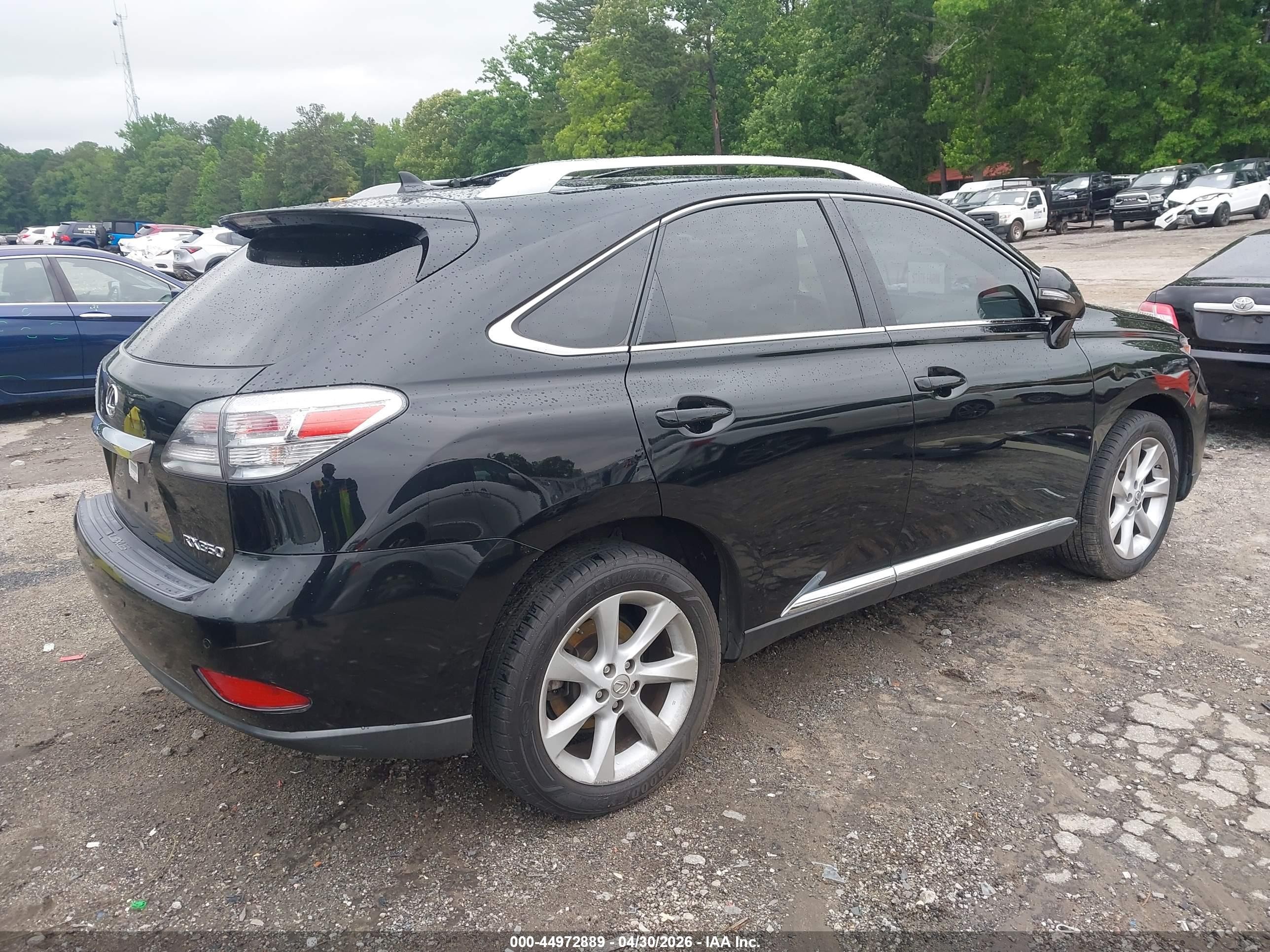 2012 Lexus Rx 350 Black vin: JTJBK1BA4C2446415