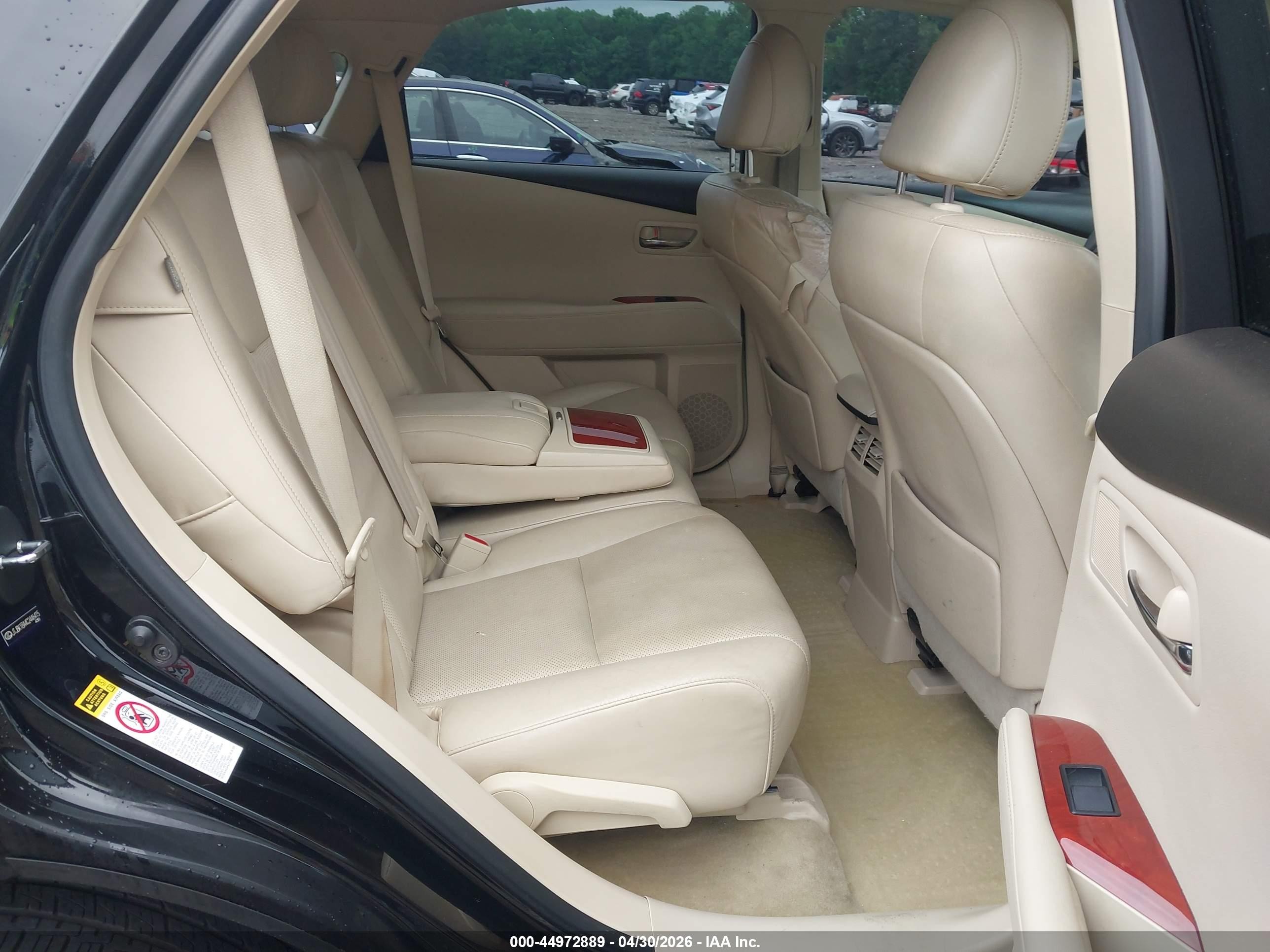 2012 Lexus Rx 350 Black vin: JTJBK1BA4C2446415