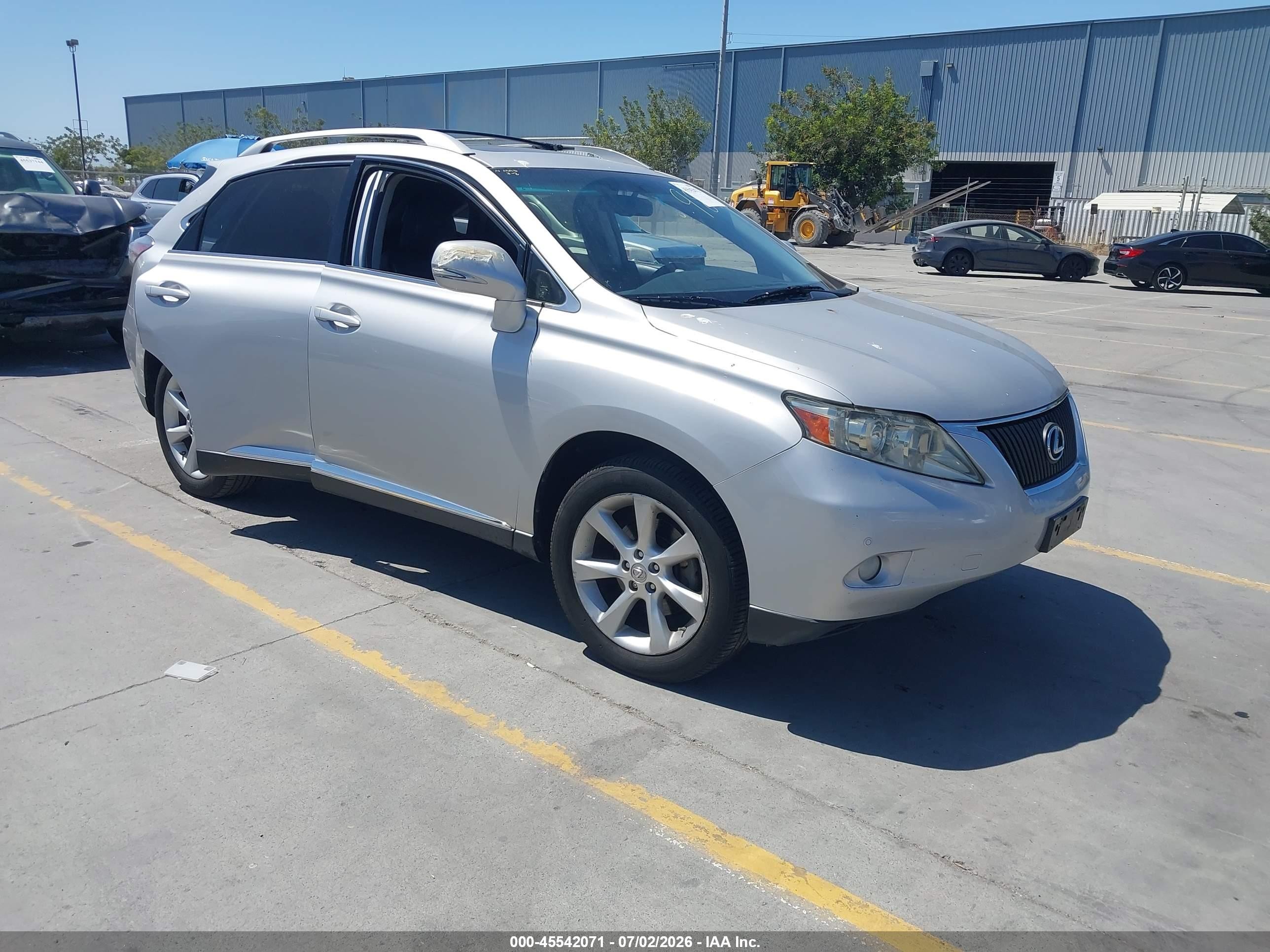 2012 Lexus Rx 350 Silver vin: JTJBK1BA4C2449847