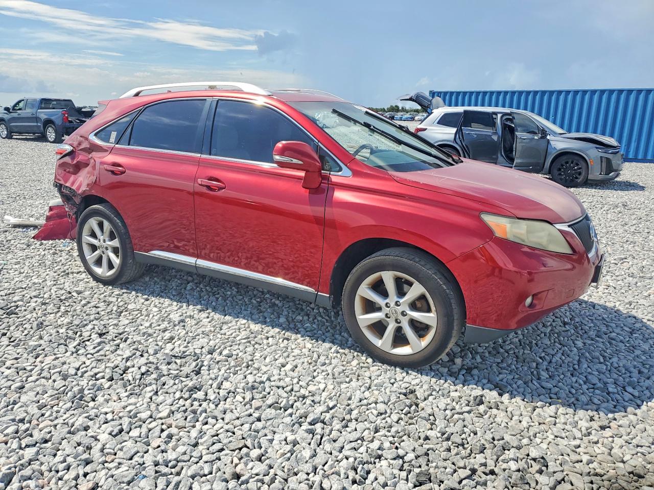 2010 Lexus Rx 350 Red vin: JTJBK1BA5A2407426