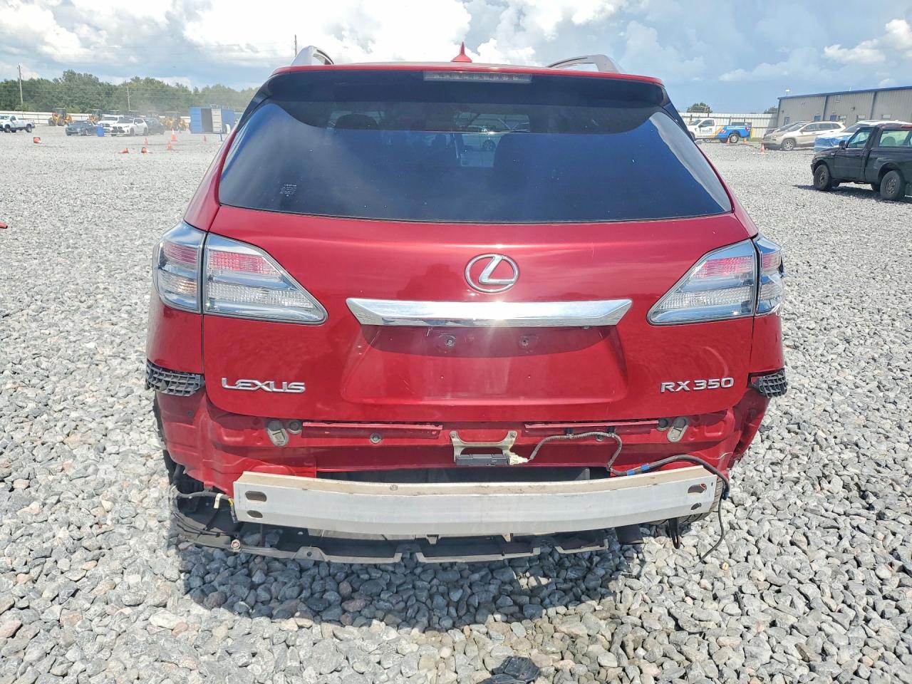 2010 Lexus Rx 350 Red vin: JTJBK1BA5A2407426