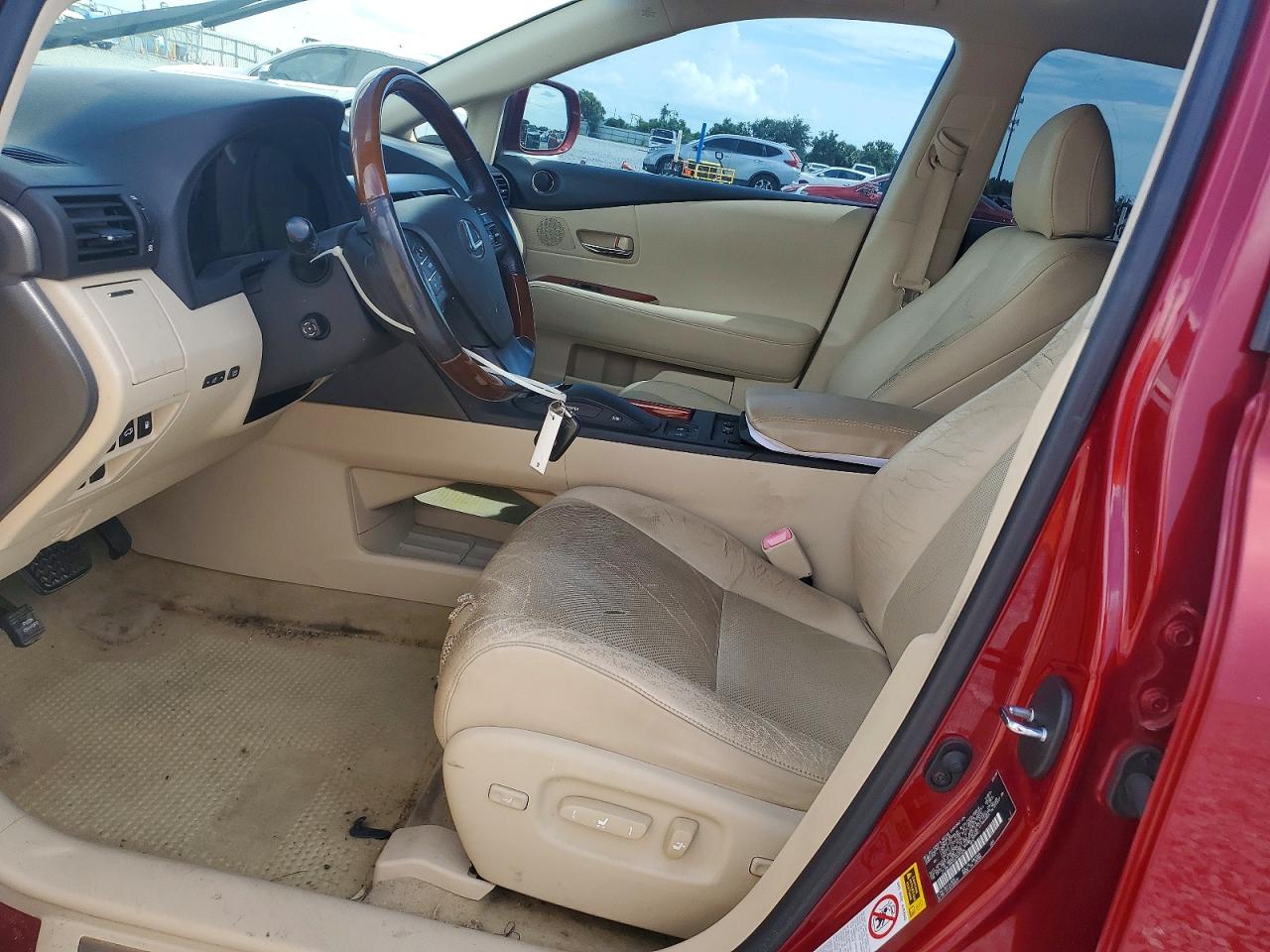 2010 Lexus Rx 350 Red vin: JTJBK1BA5A2407426