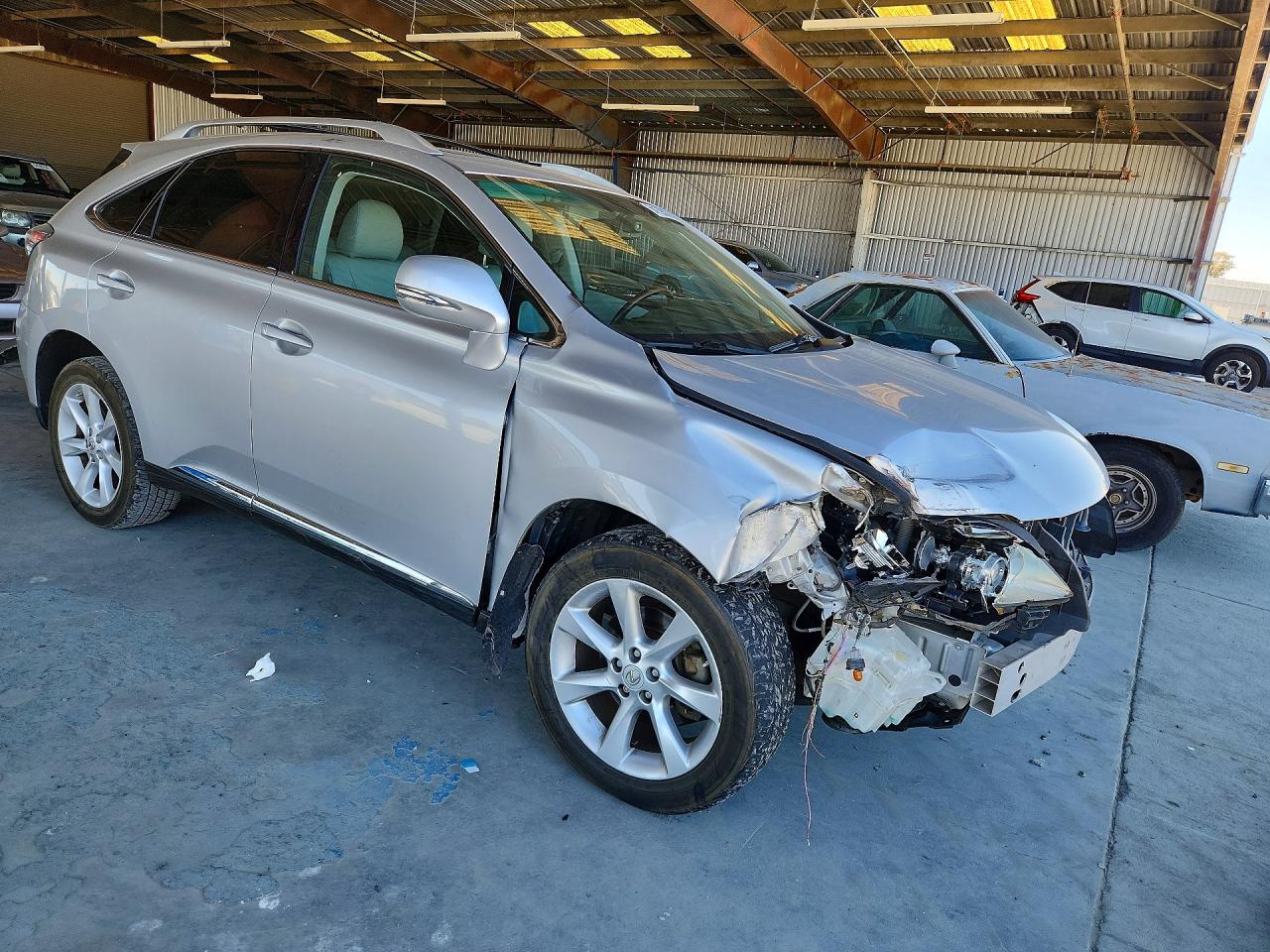 2010 Lexus Rx 350 Silver vin: JTJBK1BA5A2414635
