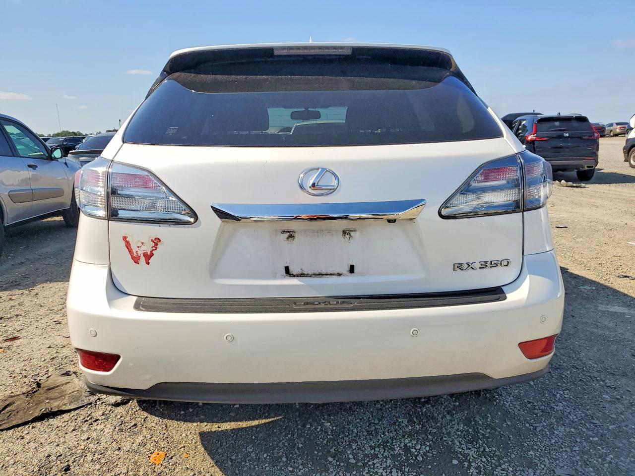2011 Lexus Rx 350 White vin: JTJBK1BA5B2012082