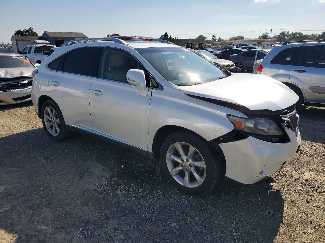 2011 Lexus Rx 350 White vin: JTJBK1BA5B2012082
