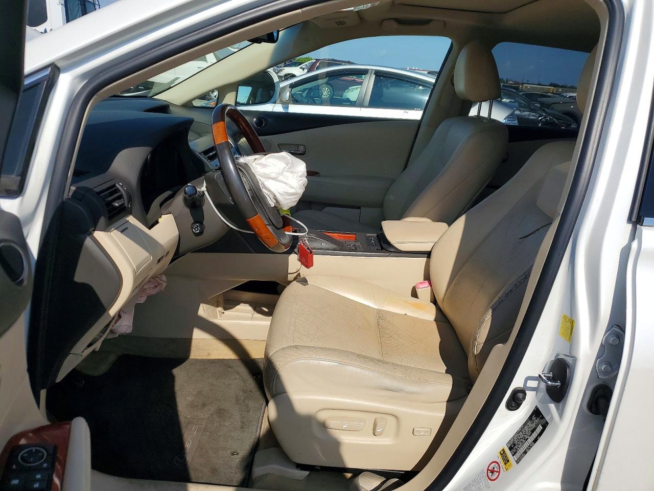 2011 Lexus Rx 350 White vin: JTJBK1BA5B2012082