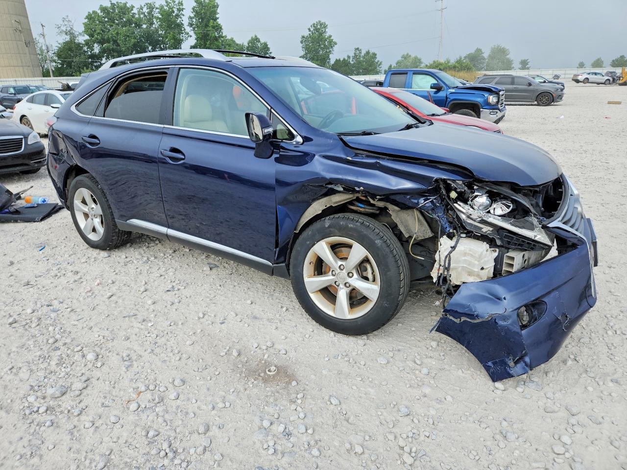 2014 Lexus Rx 350 Base Blue vin: JTJBK1BA5E2461315
