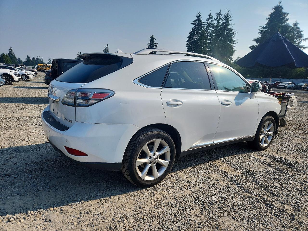 2012 Lexus Rx 350 White vin: JTJBK1BA6C2018782