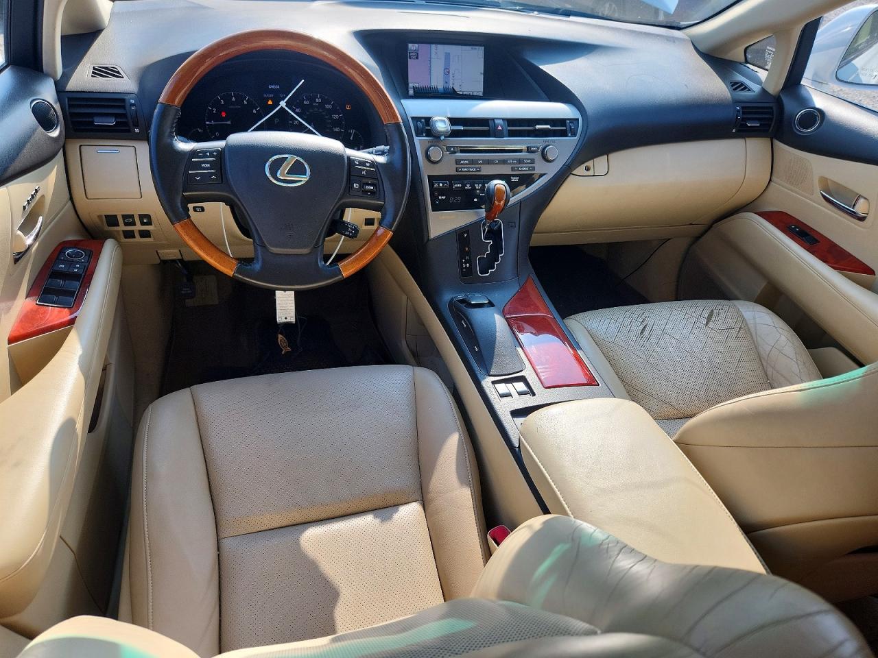 2012 Lexus Rx 350 White vin: JTJBK1BA6C2018782