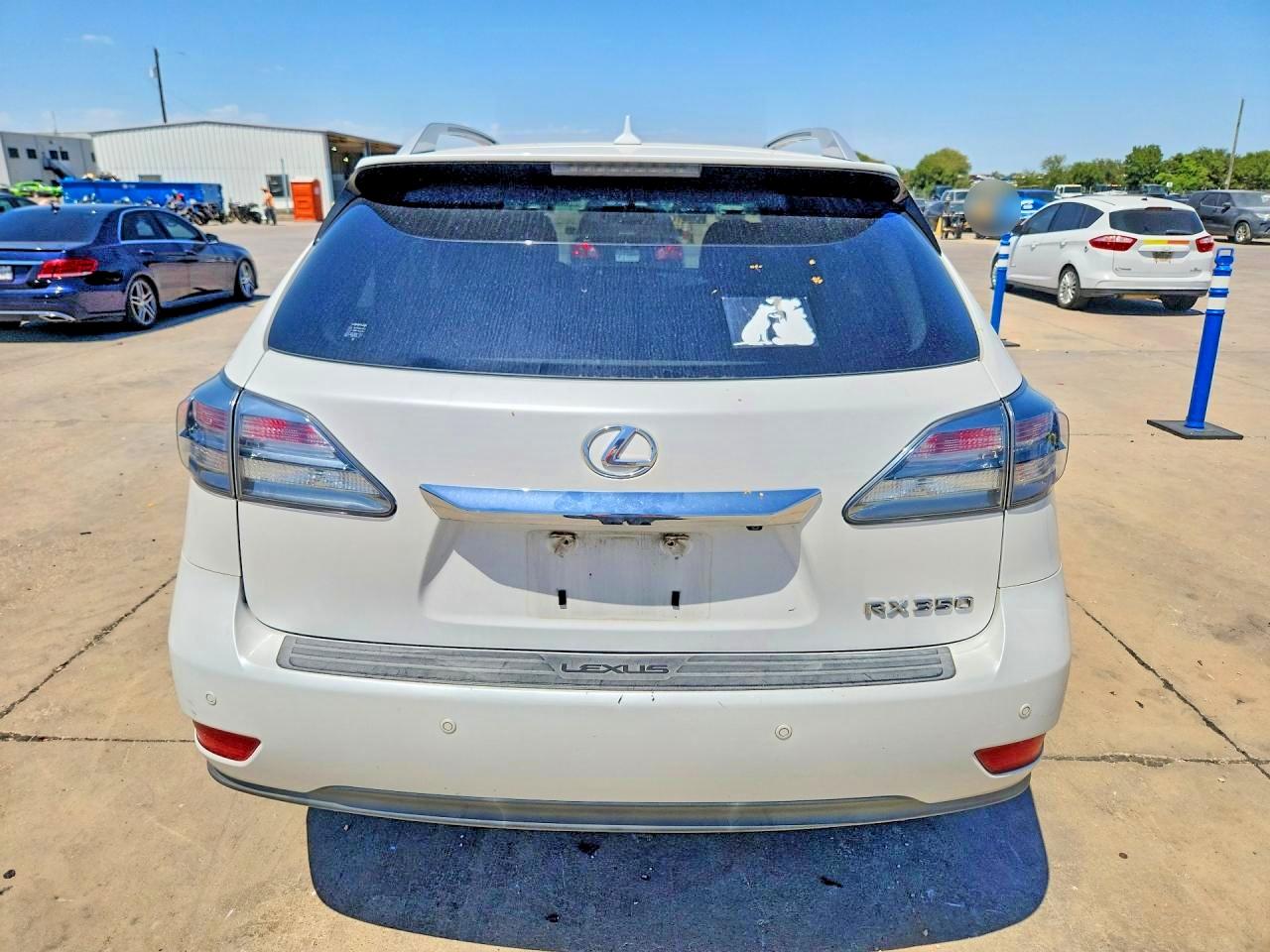 2012 Lexus Rx 350 White vin: JTJBK1BA6C2444245