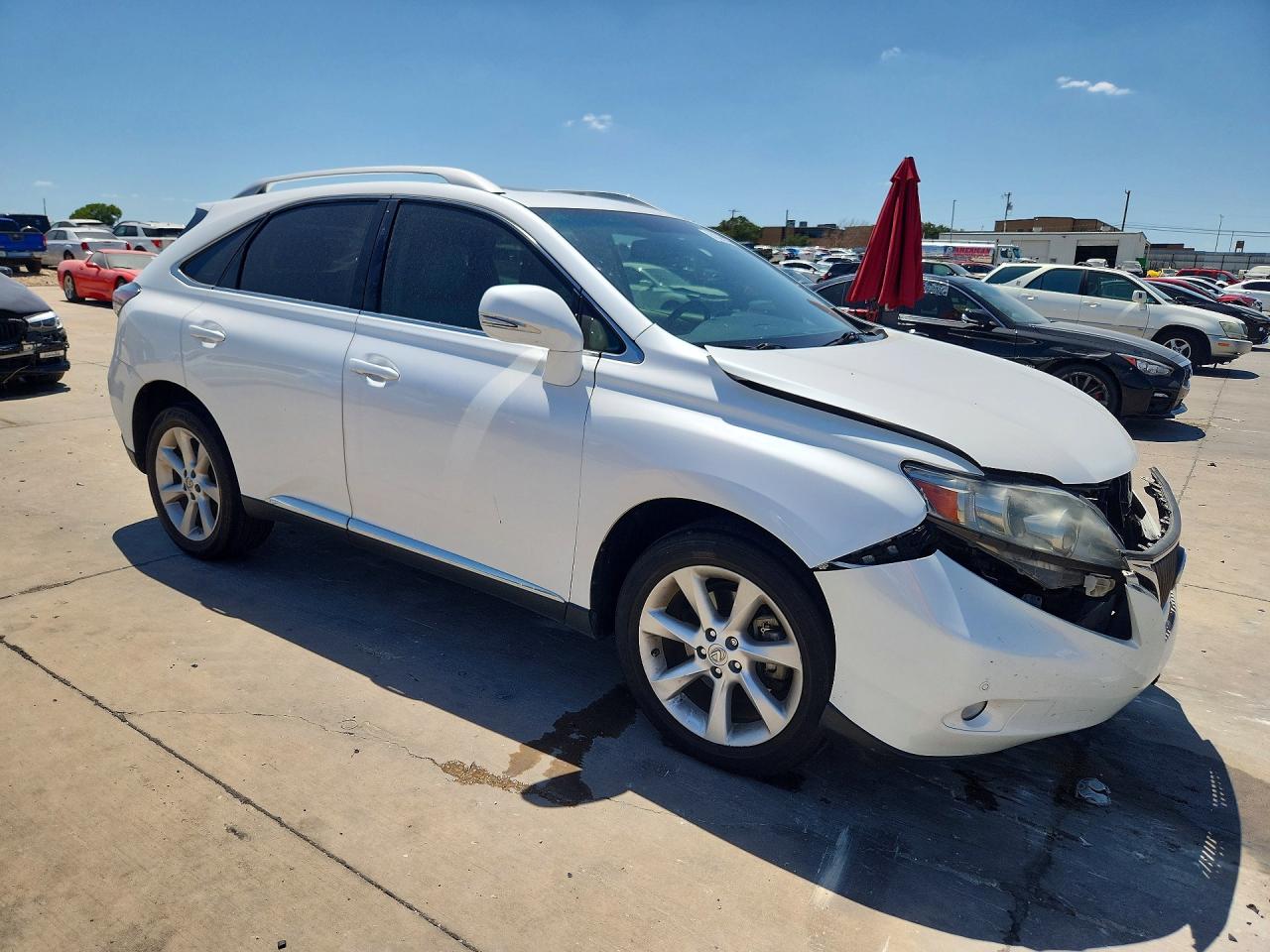 2012 Lexus Rx 350 White vin: JTJBK1BA6C2444245