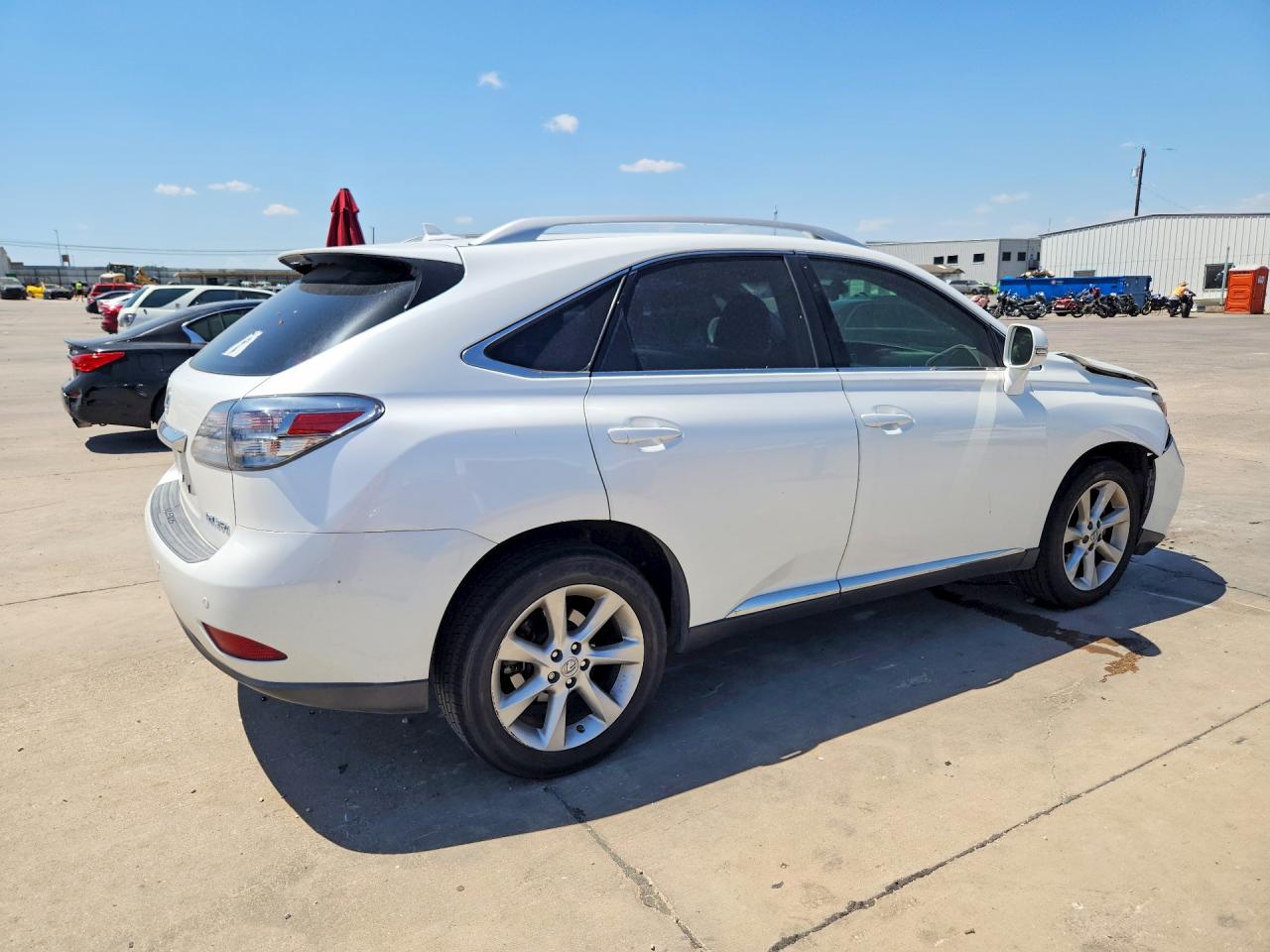 2012 Lexus Rx 350 White vin: JTJBK1BA6C2444245
