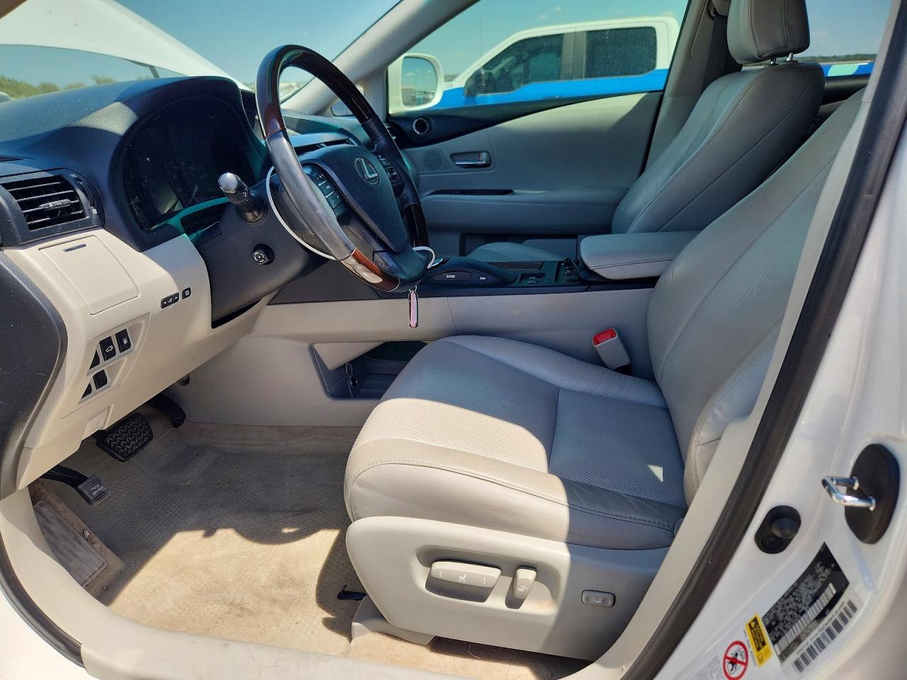2012 Lexus Rx 350 White vin: JTJBK1BA6C2444245