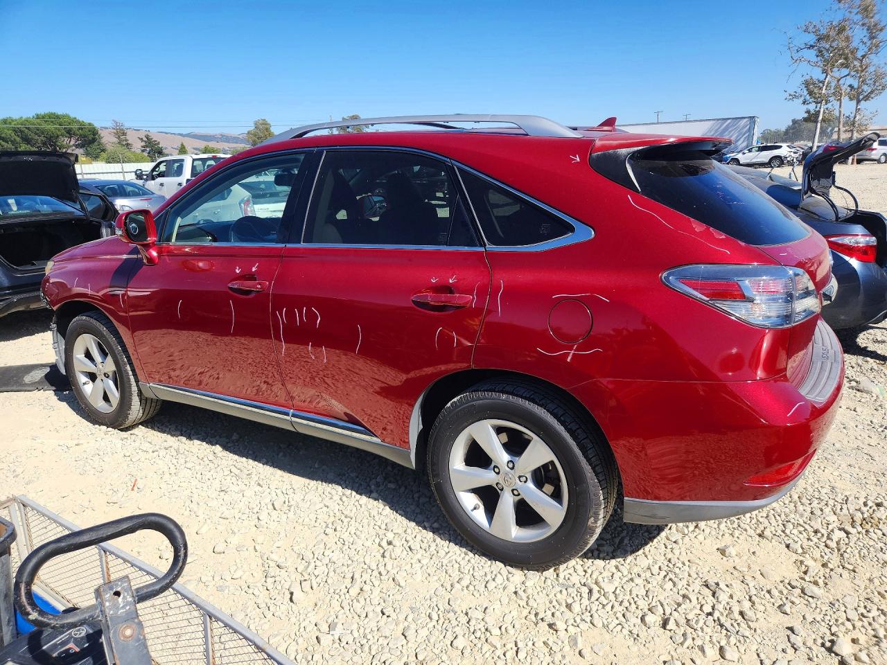 2012 Lexus Rx 350 Red vin: JTJBK1BA6C2449915
