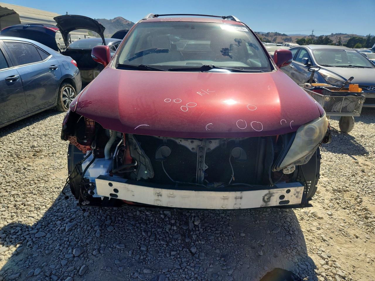 2012 Lexus Rx 350 Red vin: JTJBK1BA6C2449915