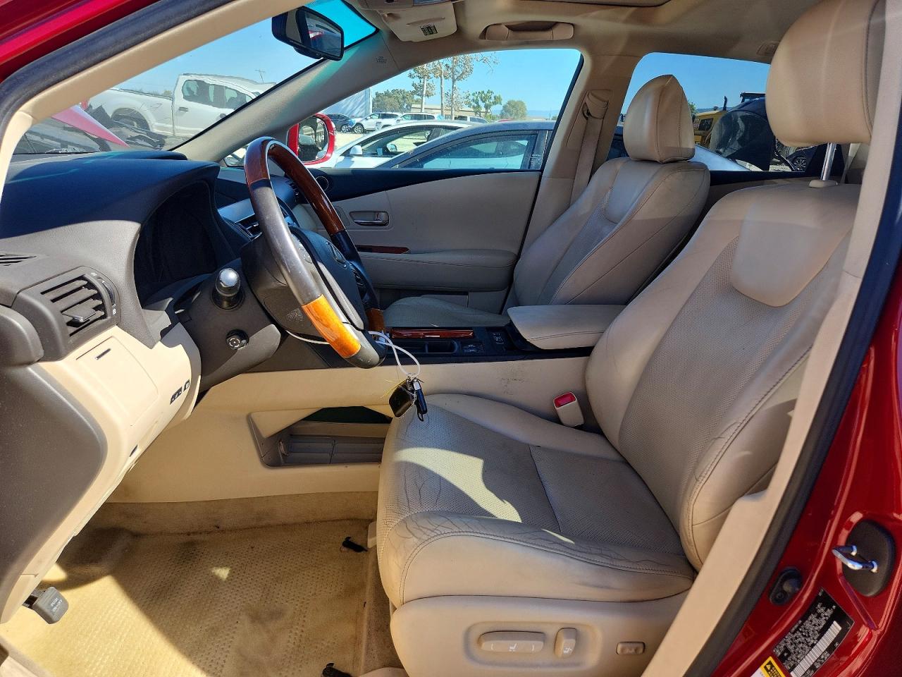 2012 Lexus Rx 350 Red vin: JTJBK1BA6C2449915