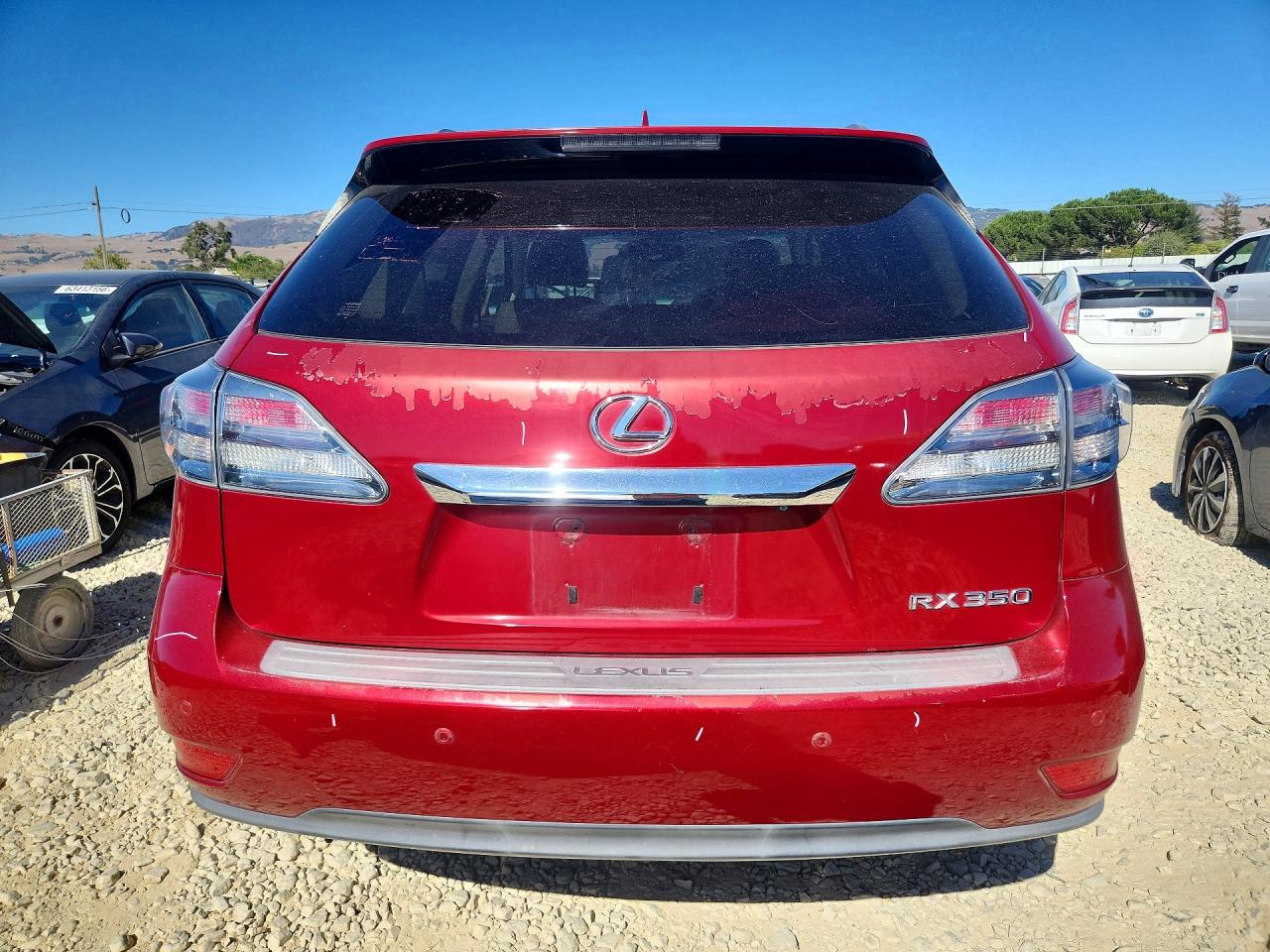 2012 Lexus Rx 350 Red vin: JTJBK1BA6C2449915