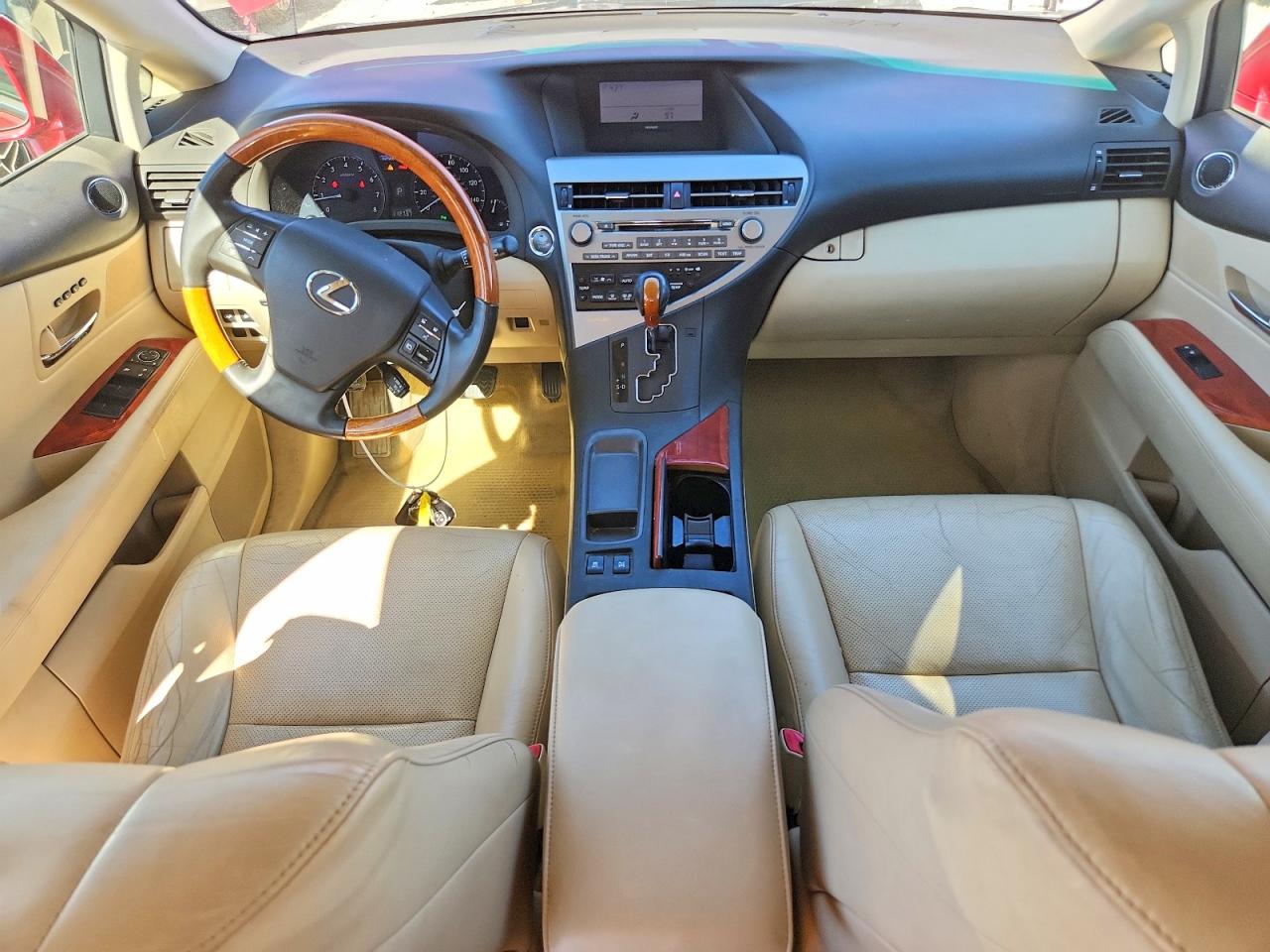 2012 Lexus Rx 350 Red vin: JTJBK1BA6C2449915