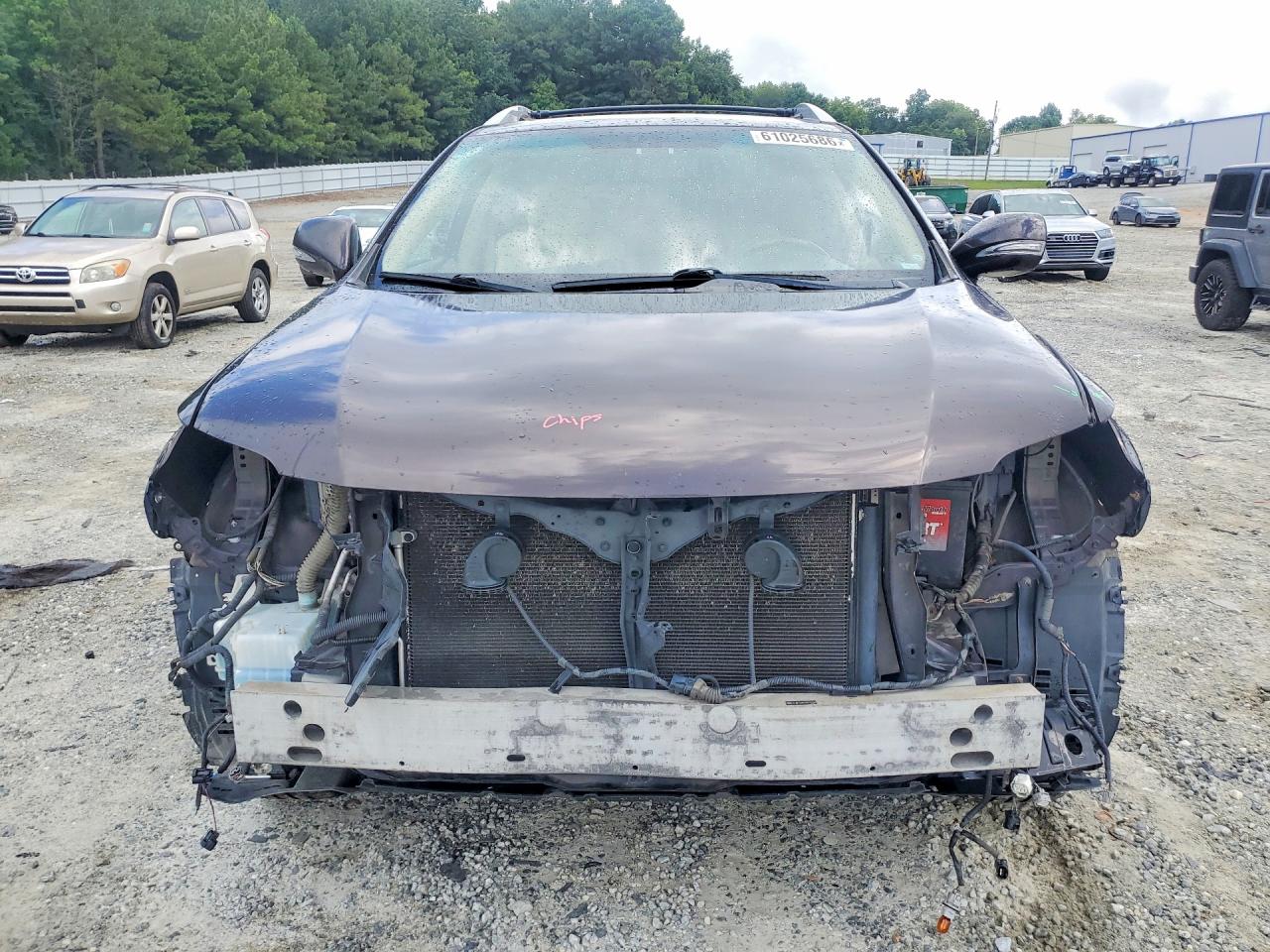 2013 Lexus Rx 350 Base Purple vin: JTJBK1BA6D2023028
