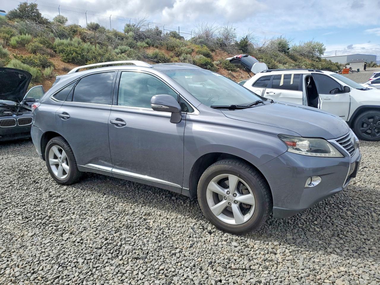 2013 Lexus Rx 350 Base Gray vin: JTJBK1BA6D2031372