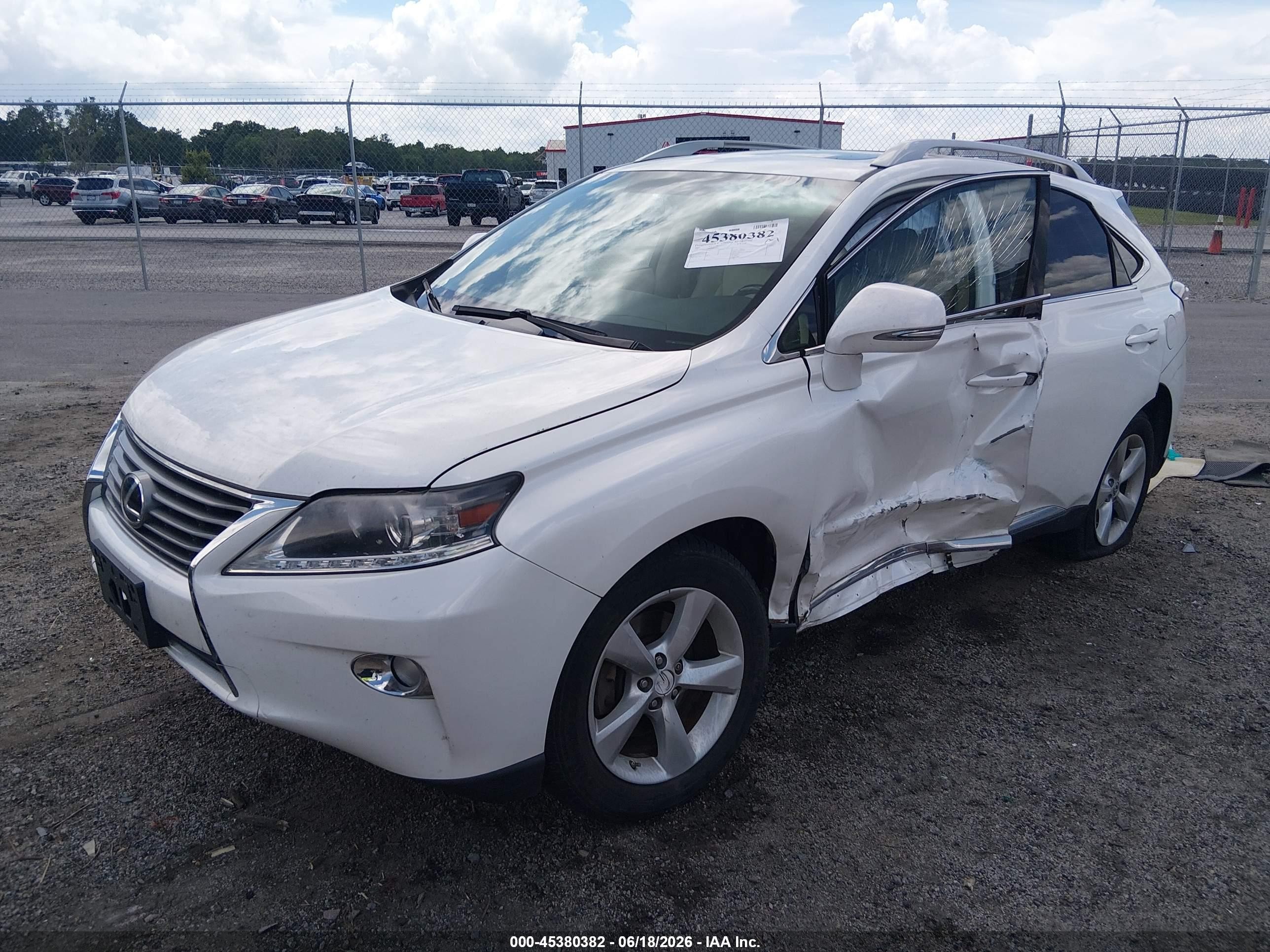 2013 Lexus Rx 350   White vin: JTJBK1BA6D2034451