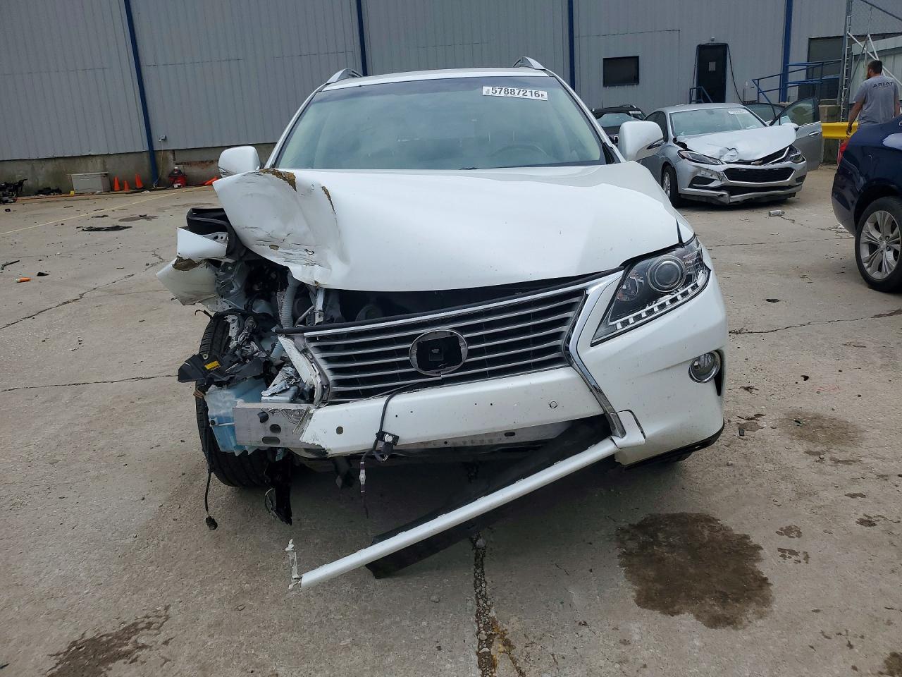2014 Lexus Rx 350 Base White vin: JTJBK1BA6E2459671