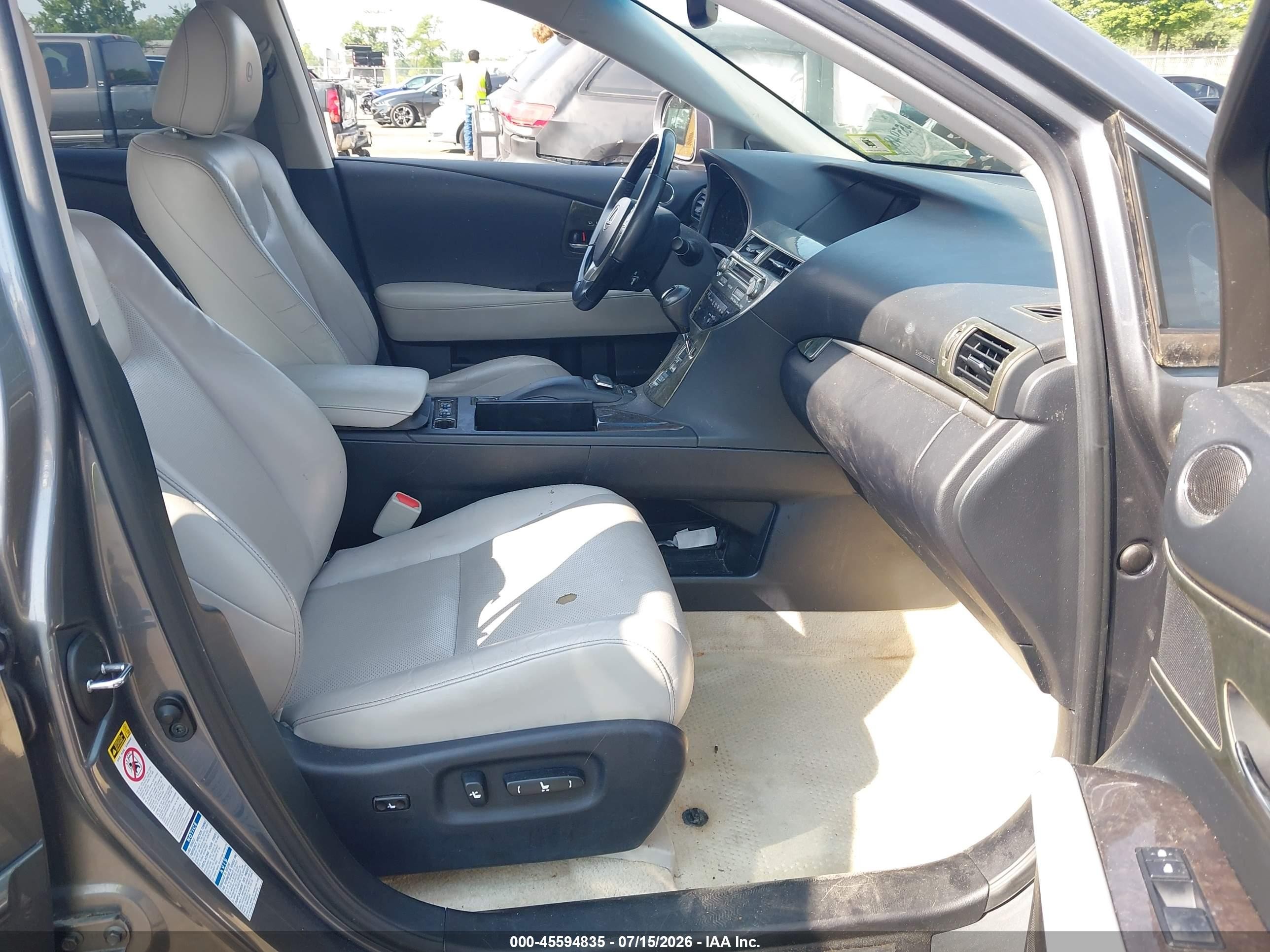 2015 Lexus Rx 350   Серый vin: JTJBK1BA6F2469540