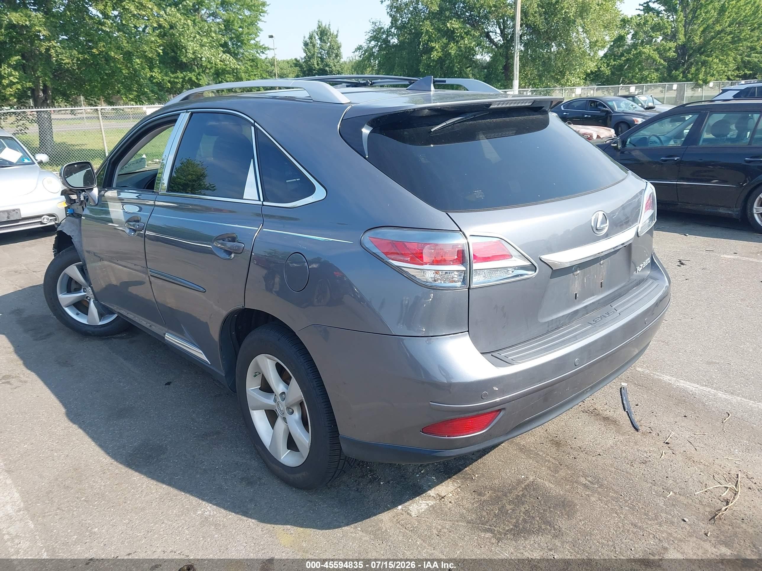 2015 Lexus Rx 350   Серый vin: JTJBK1BA6F2469540