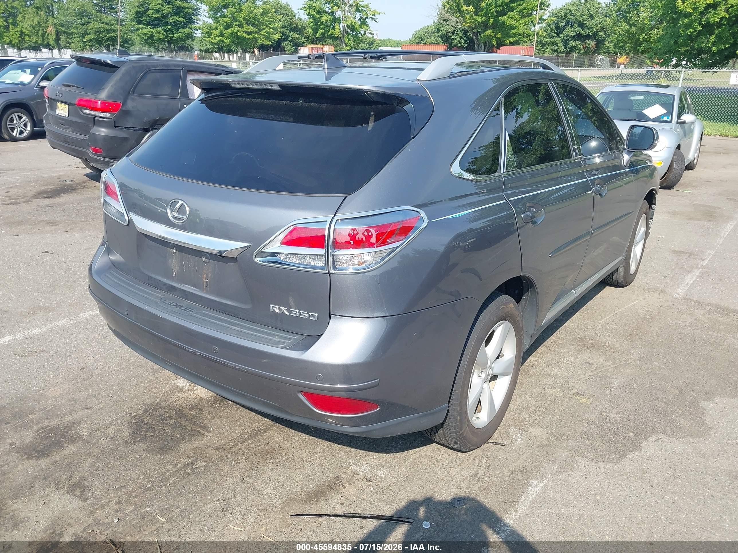 2015 Lexus Rx 350   Серый vin: JTJBK1BA6F2469540